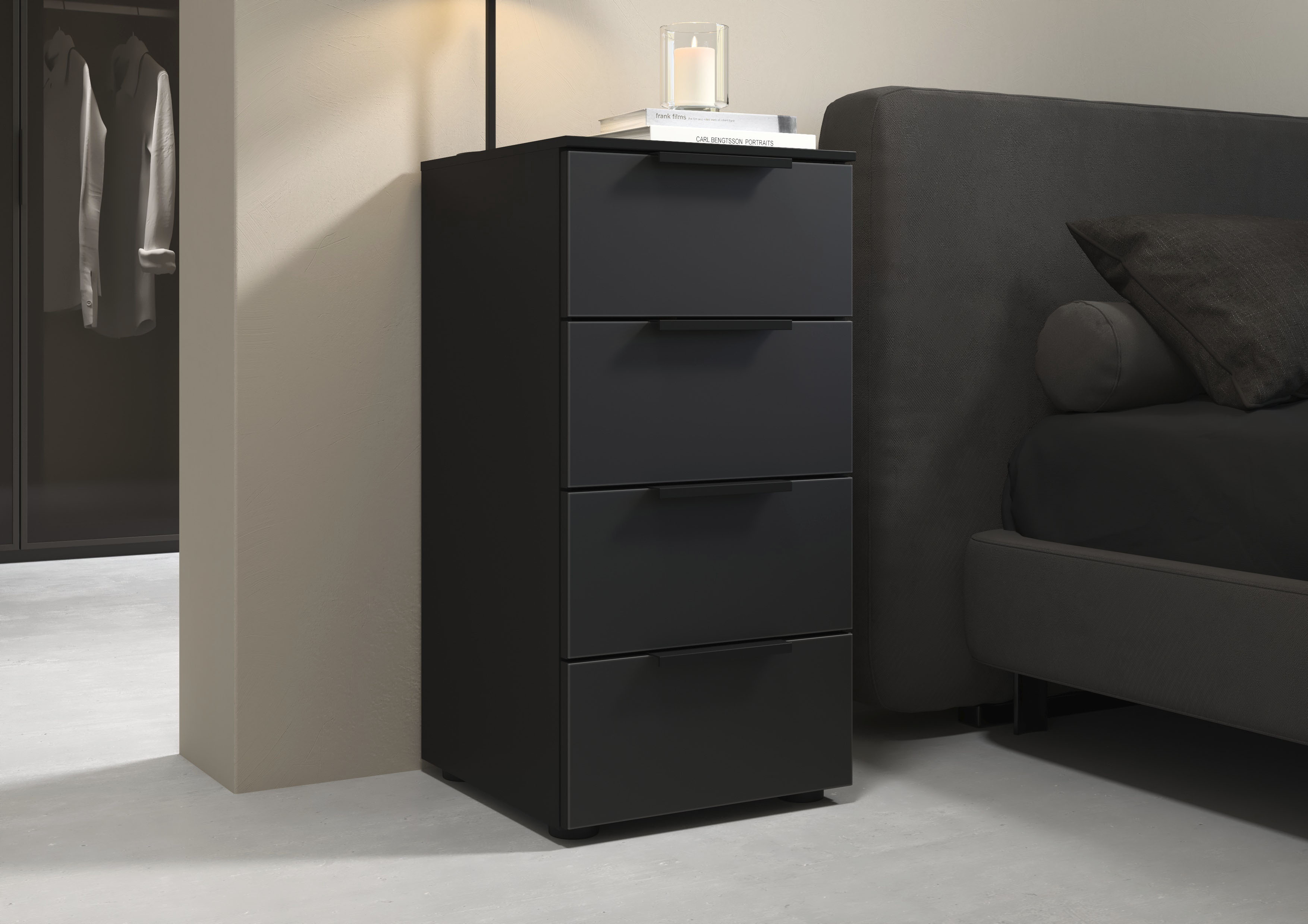 LeGer Home by Lena Gercke Kommode "Kommode Sideboard Schubladenkommode SERINA eleganter Eyecatcher" inkl. SOFT-CLOSE-FUNKTION, mit 4 Schubkästen sowie hochwertigen Metallgriffen MADE IN GERMANY