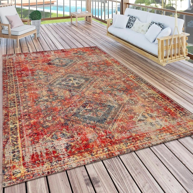 Paco Home Teppich »Artigo 432«, rechteckig, Orient-Optik, Vintage Design,  In- und Outdoor geeignet, Wohnzimmer bestellen | BAUR
