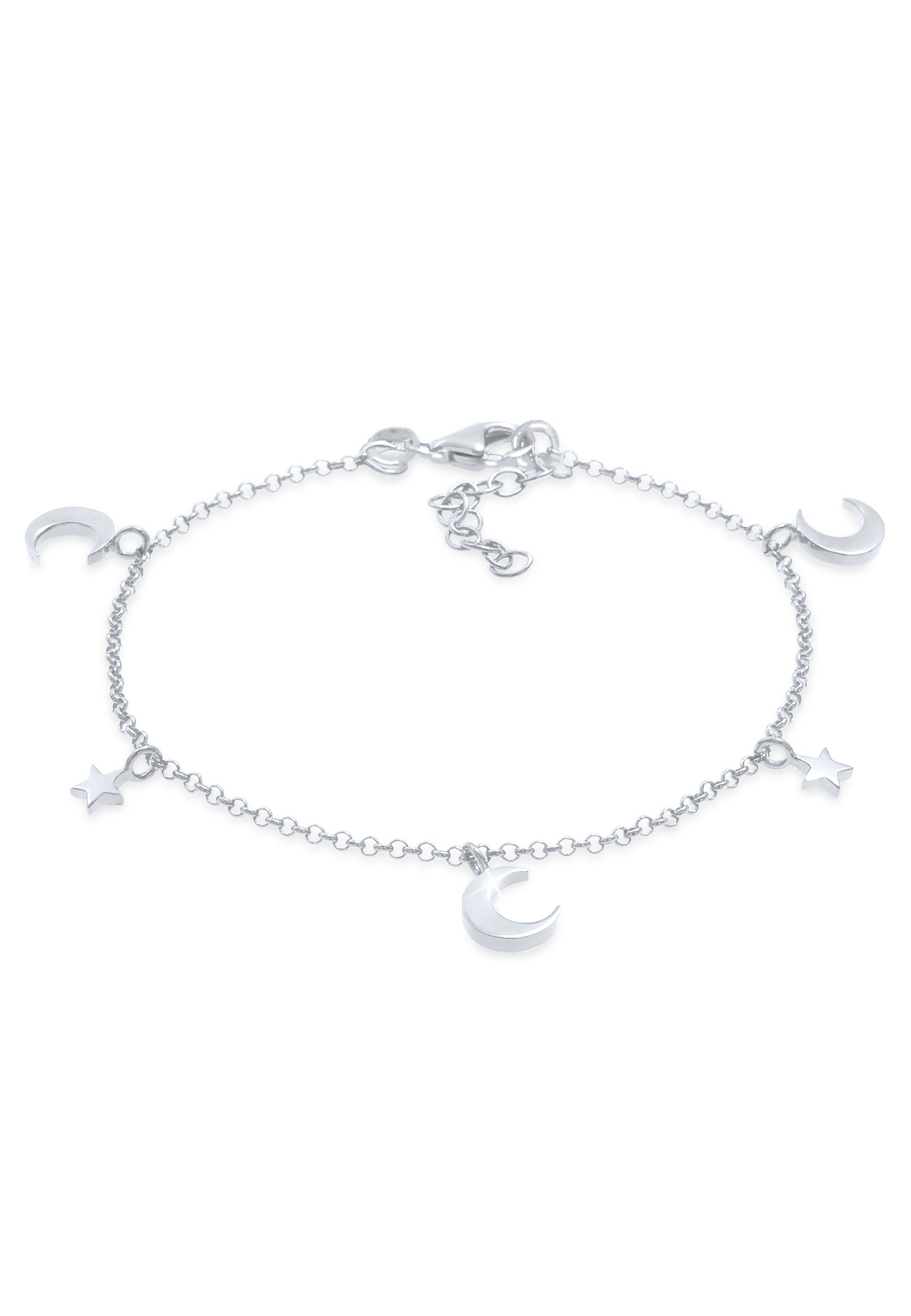 Armband »Sterne Astro Halbmond 925 Silber«