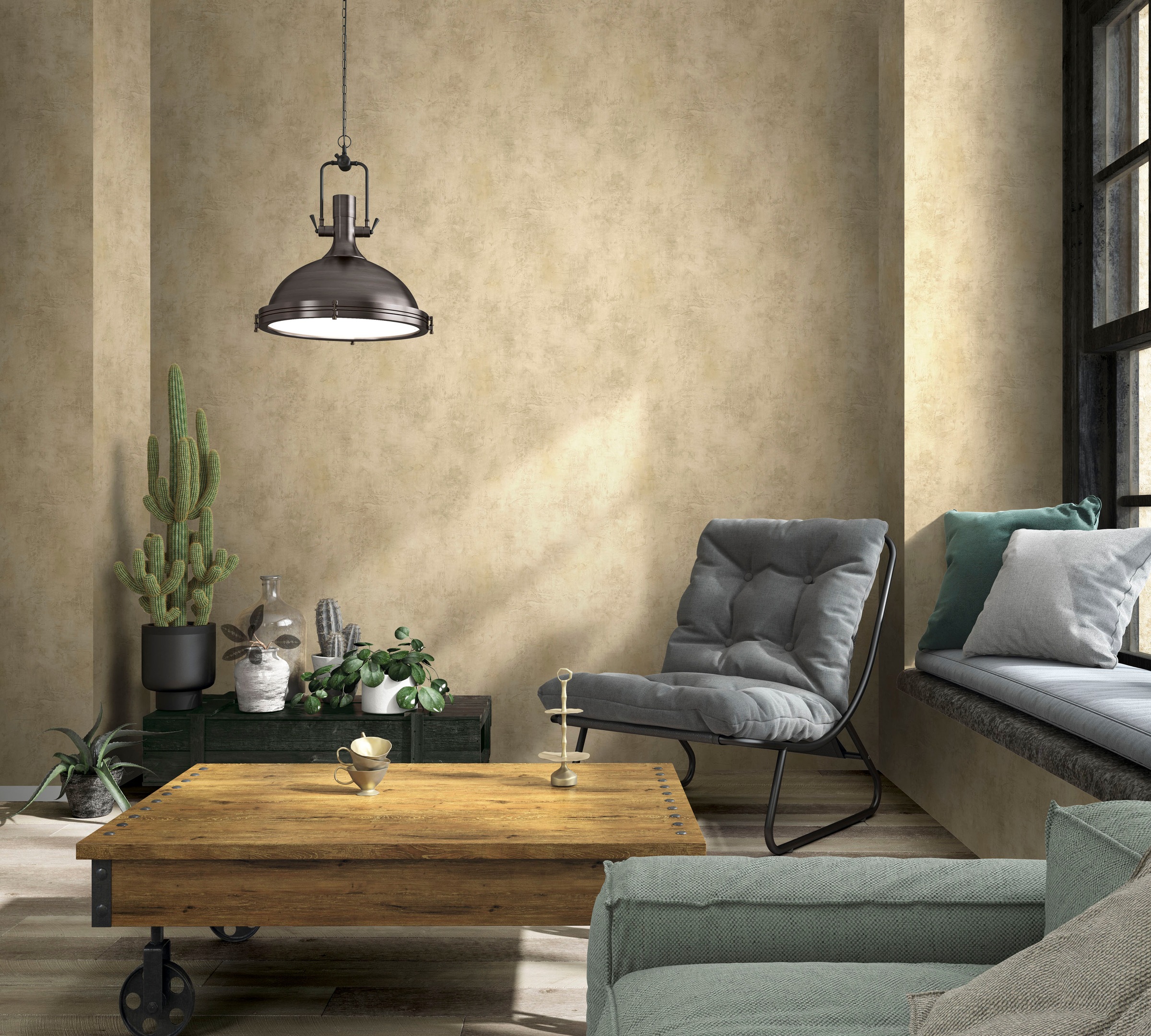 Marburg Vliestapete "Leather" uni texturiert moderne Tapete für Wohnzimmer Schlafzimmer Küche