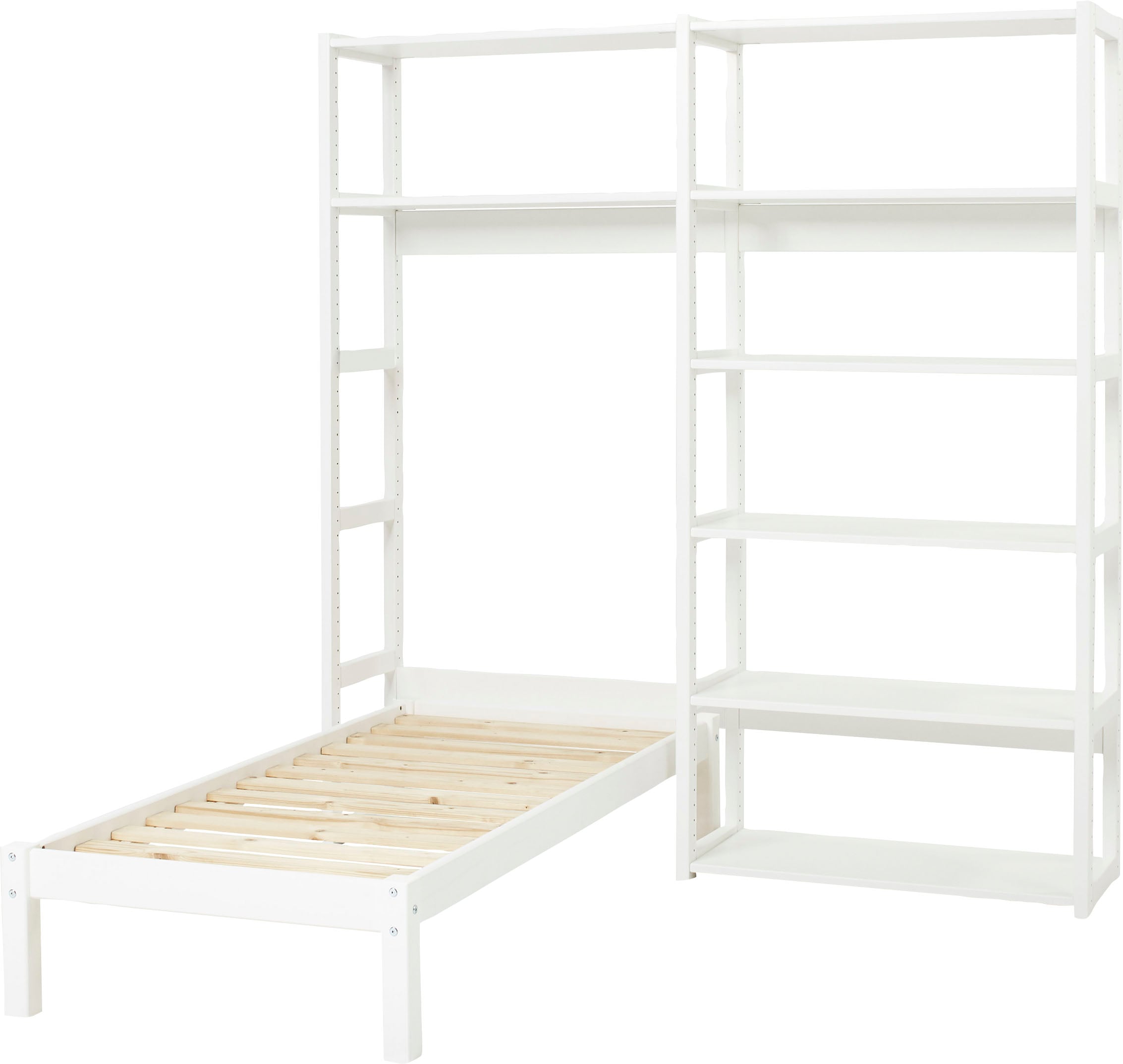 Hoppekids Jugendzimmer-Set "STOREY", (Set, 16 tlg., Kinderbett, Rollrost, S günstig online kaufen