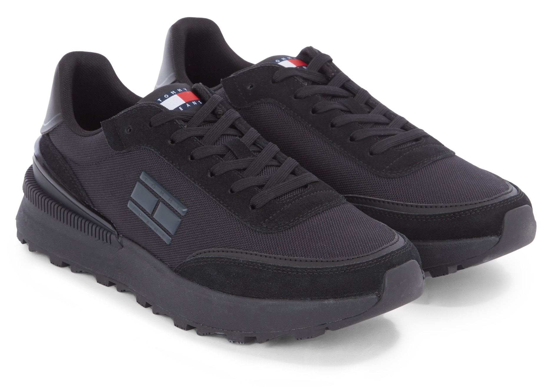 Tommy Jeans Keilsneaker "TJM TECHNICAL RUNNER ESS", Freizeitschuh, Halbschu günstig online kaufen