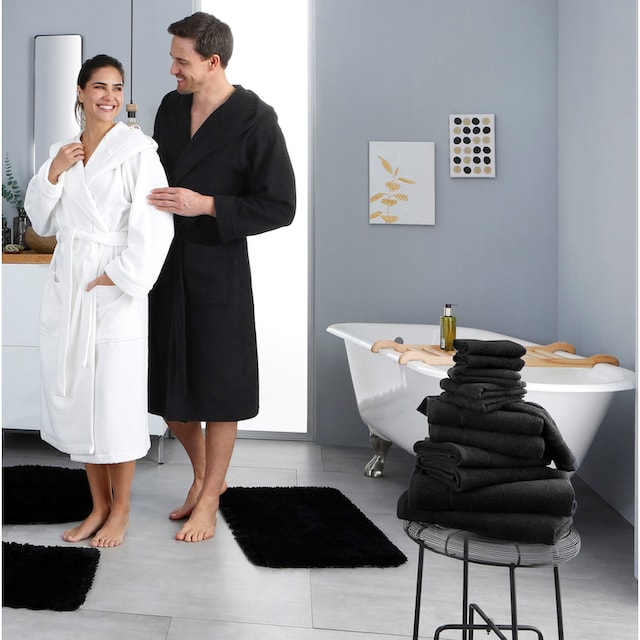 my home Handtuch Set »Sanremo«, Set, 12 tlg., Frottier, Handtücher mit  Bordüre, einfarbiges Handtuch-Set aus 100% Baumwolle auf Rechnung | BAUR