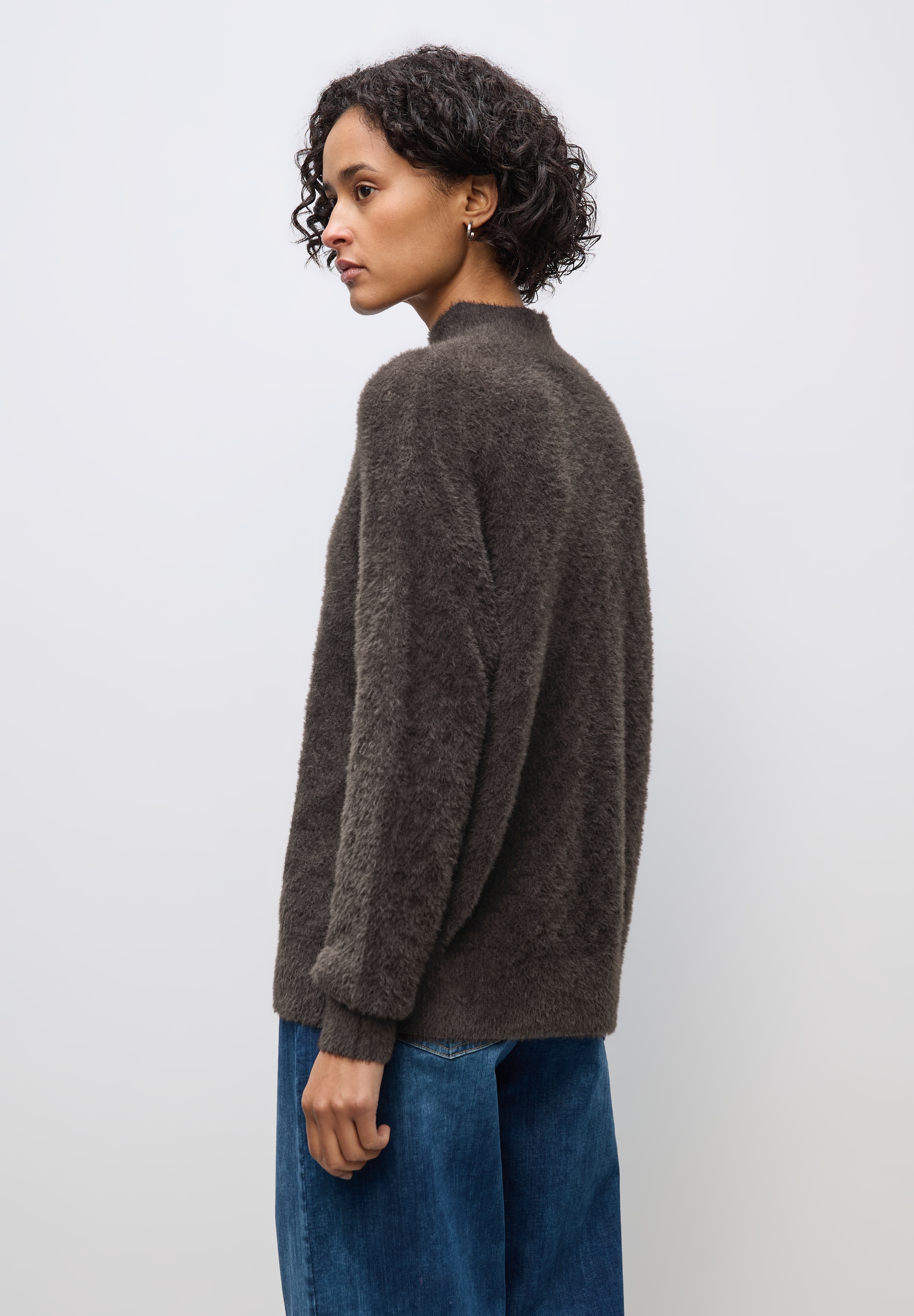 STREET ONE Strickpullover, mit Rippstrick günstig online kaufen