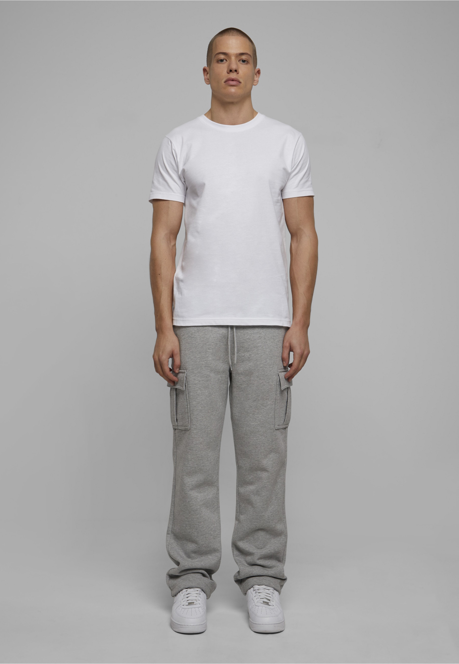 URBAN CLASSICS Cargohose »Urban Classics Herren Heavy Straight Leg Cargo Sweatpants«
