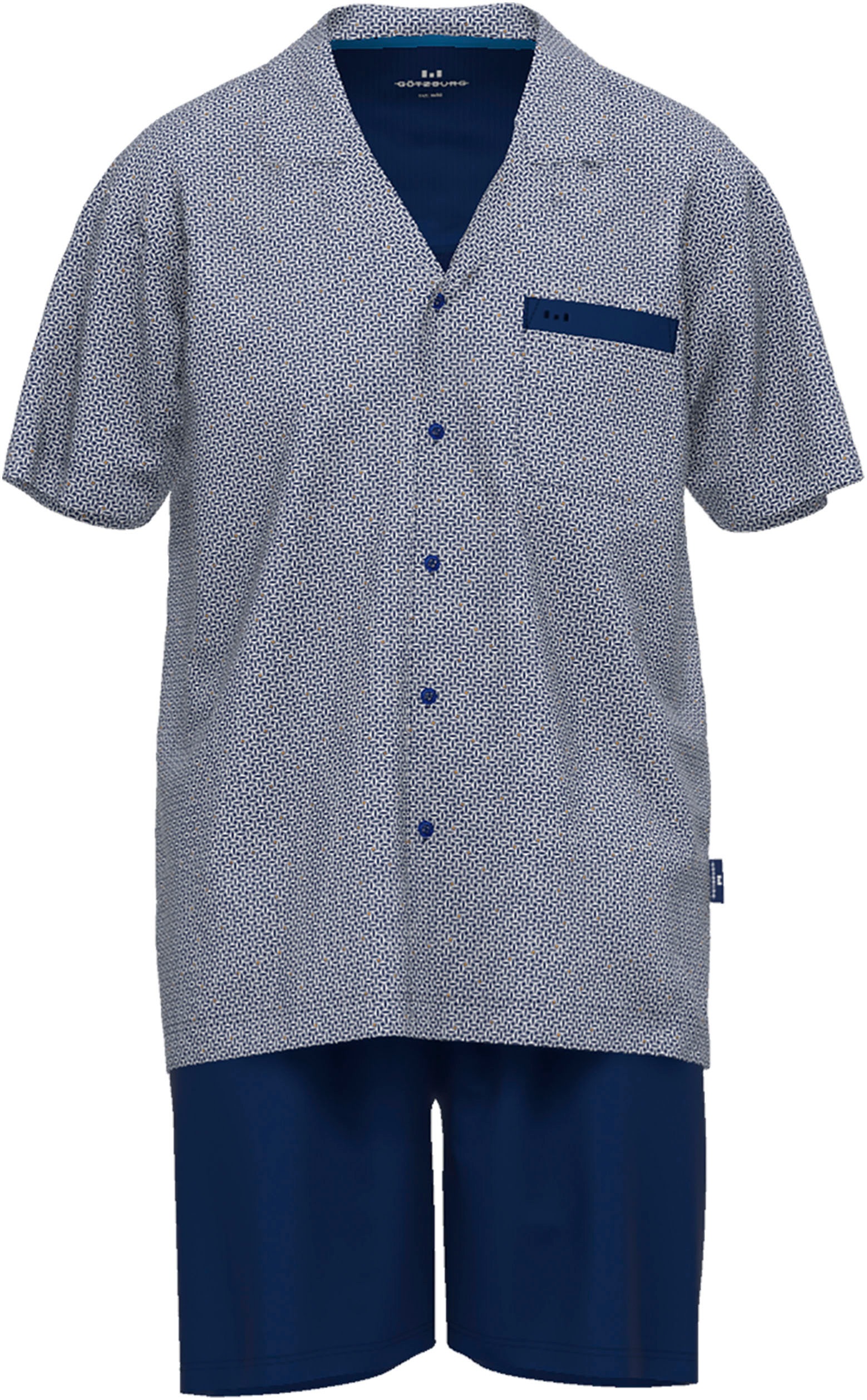 GÖTZBURG Shorty "Brooklyn", (2 tlg.), Oberteil mit durchgehender Knopfleist günstig online kaufen
