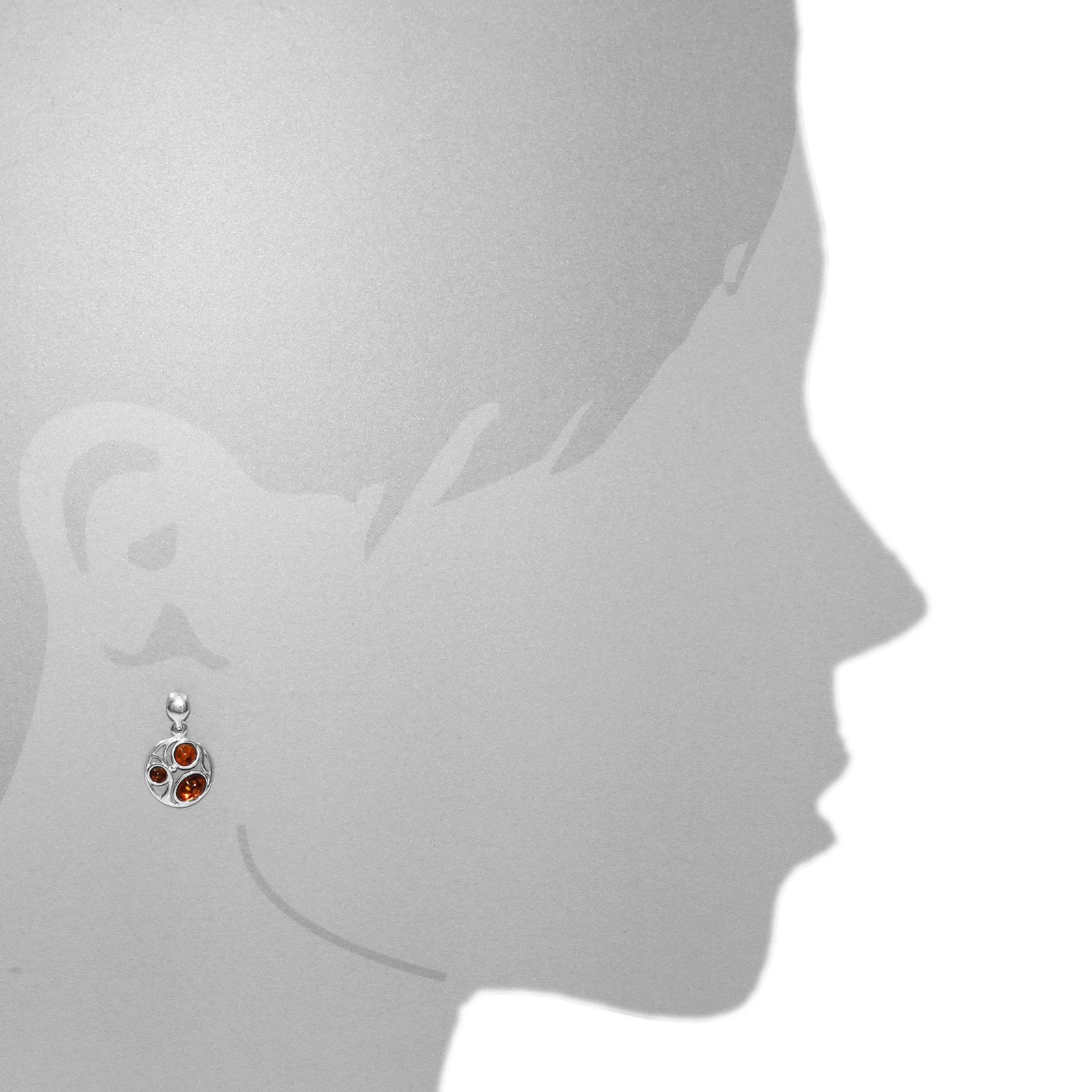 OSTSEE-SCHMUCK Paar Ohrhänger »- Cailin - Silber 925/000 - Bernstein«