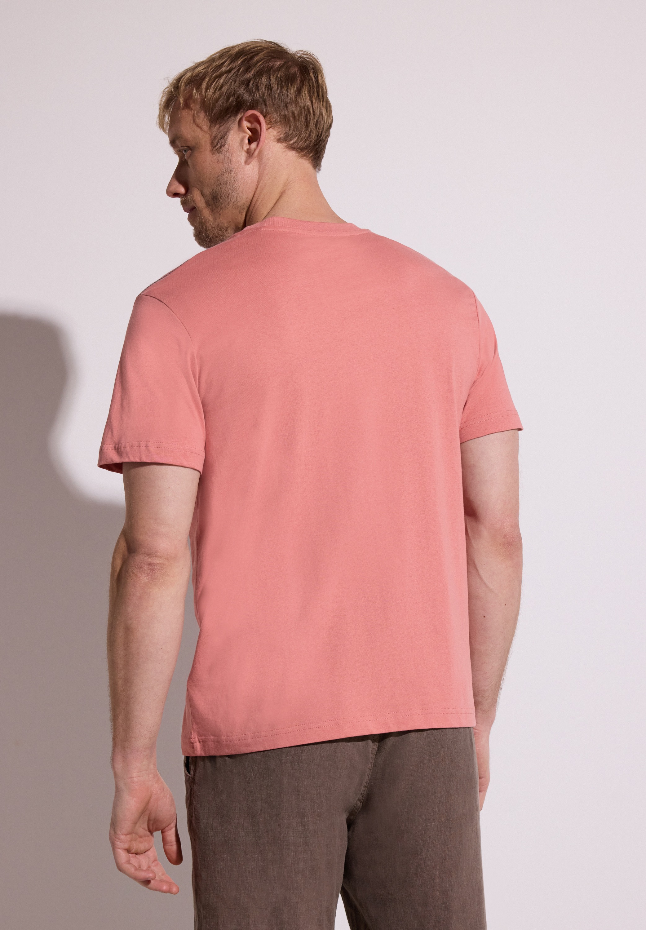 STREET ONE MEN T-Shirt mit Rundhalsausschnitt