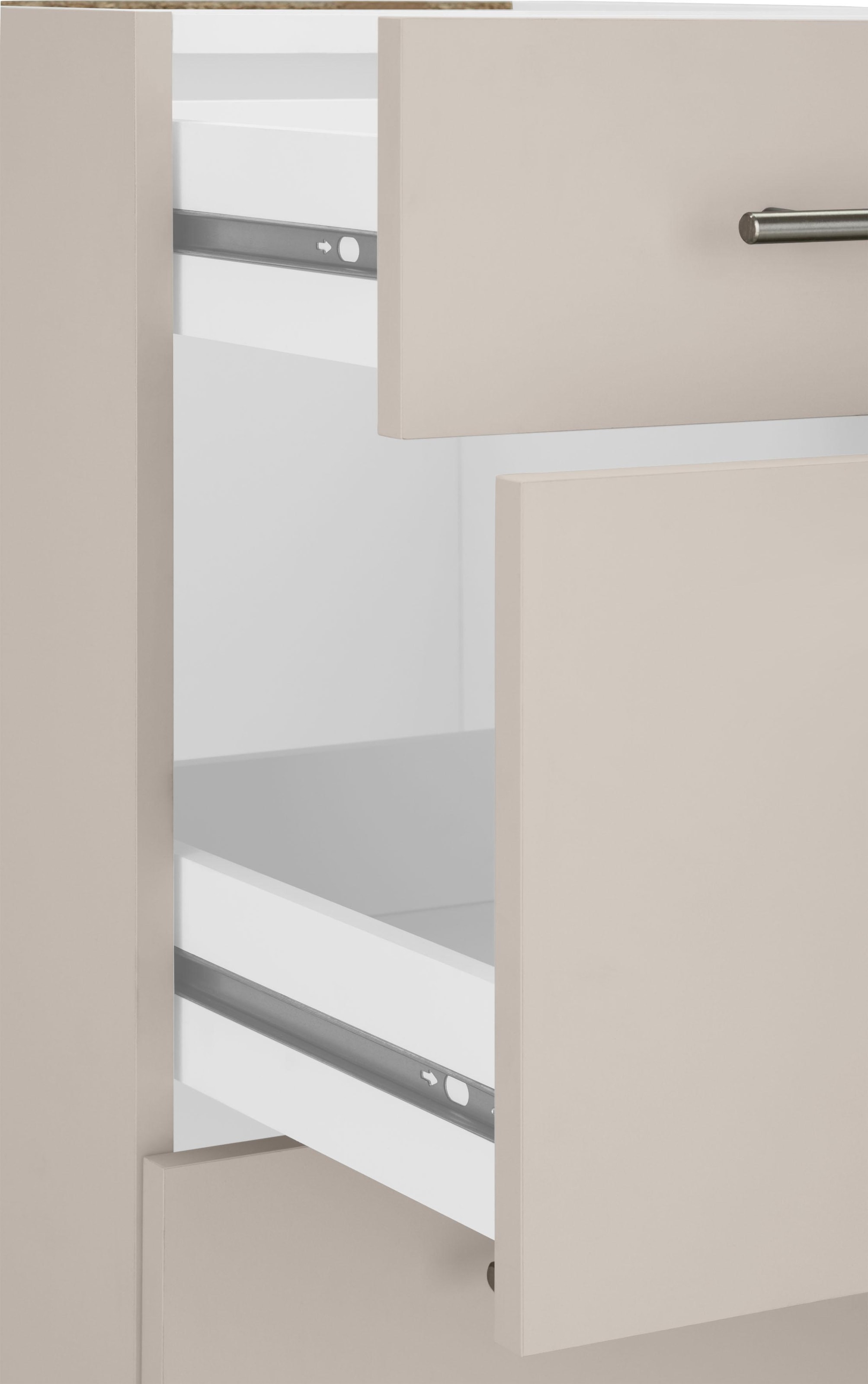 wiho Küchen Unterschrank »Cali«, 50 cm breit, mit 2 großen Auszügen ohne Arbeitsplatte
