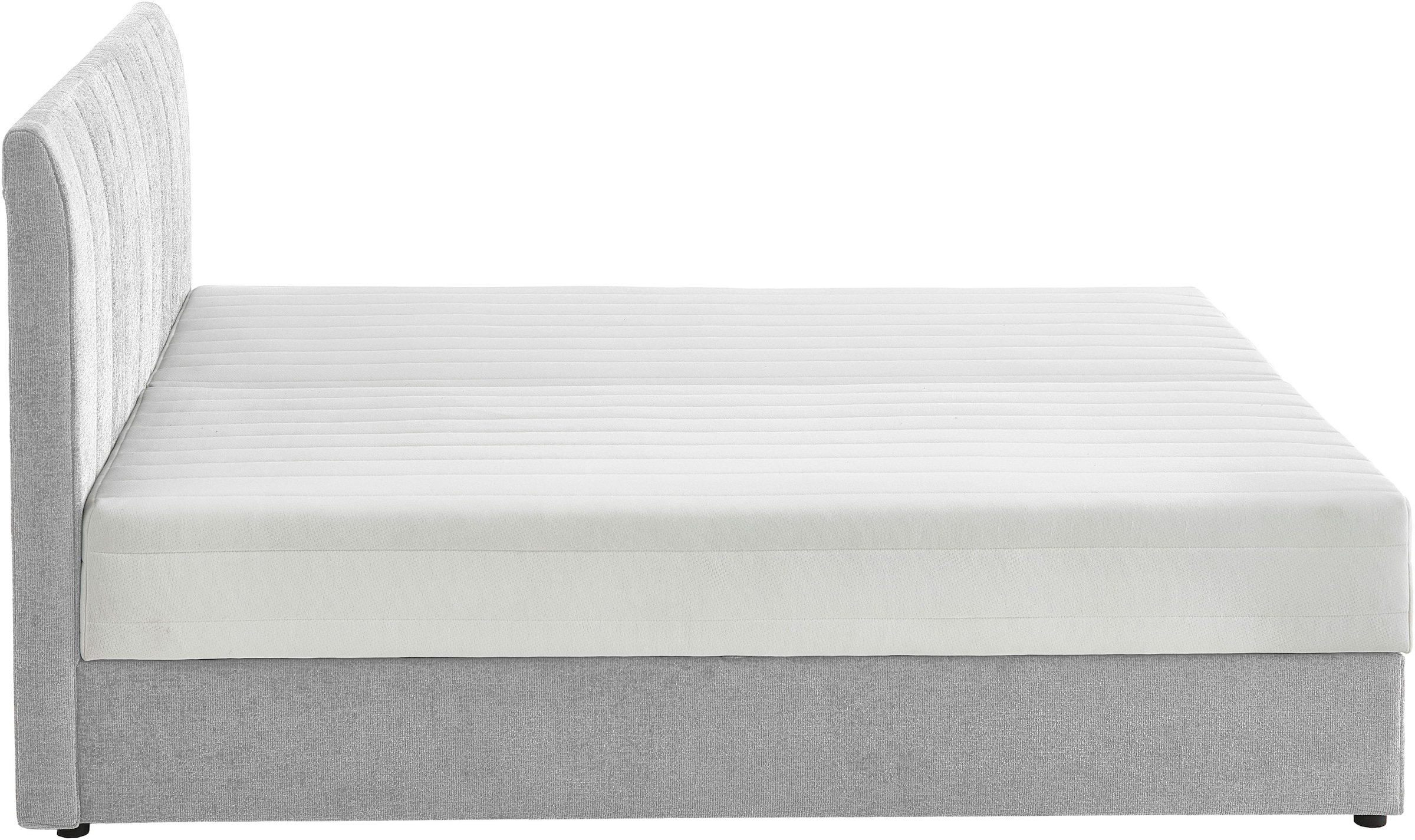ATLANTIC home collection Boxbett »ALISIA«, mit Taschenfederkern, Bettkasten und Kissenrolle im Originalbezug