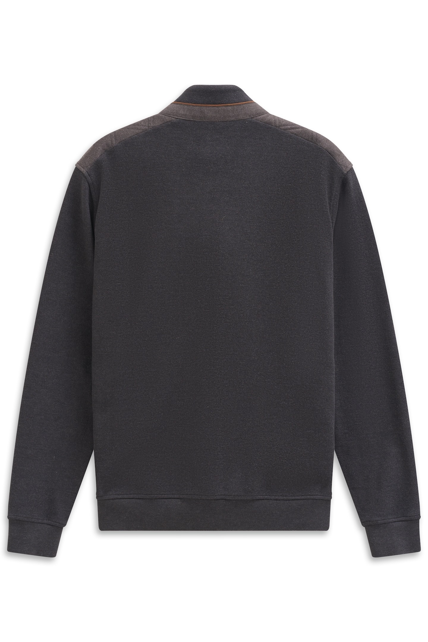 bugatti Sweatjacke »Regular Fit«, mit Rautensteppung und Stehkragen