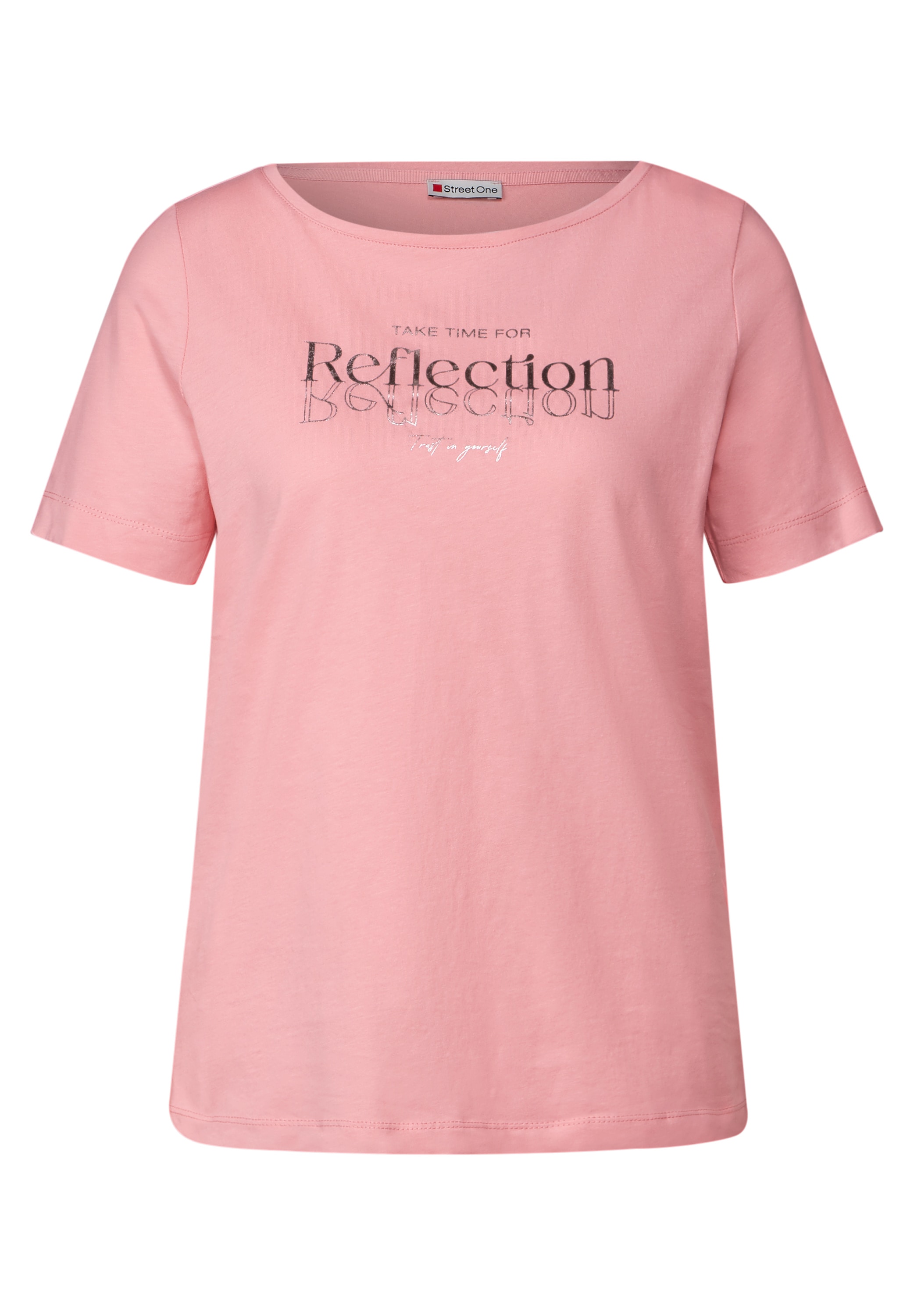 STREET ONE T-Shirt, aus reiner Baumwolle