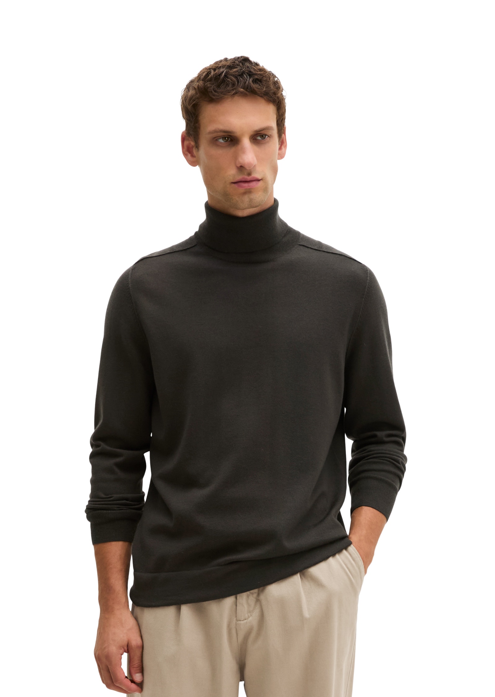 Marc OPolo Rollkragenpullover "aus weicher Merinowolle"
