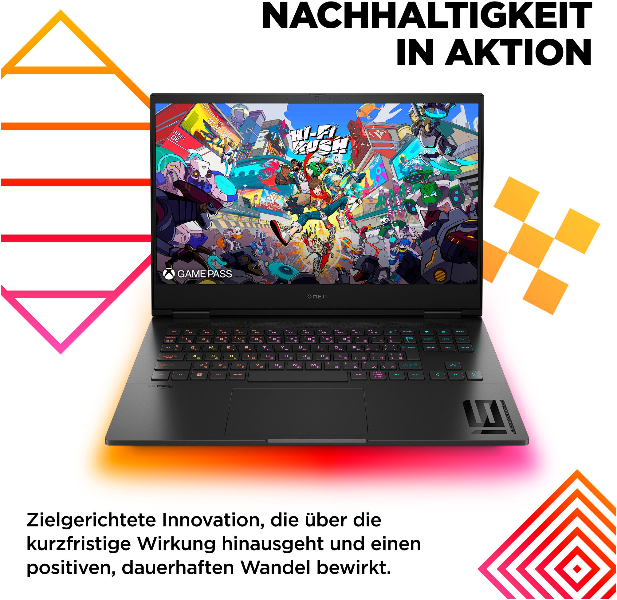 HP Gaming-Notebook »16-wf1077ng«, 40,9 cm, / 16,1 Zoll, Intel, Core i7, GeForce® RTX 4070, 1000 GB SSD