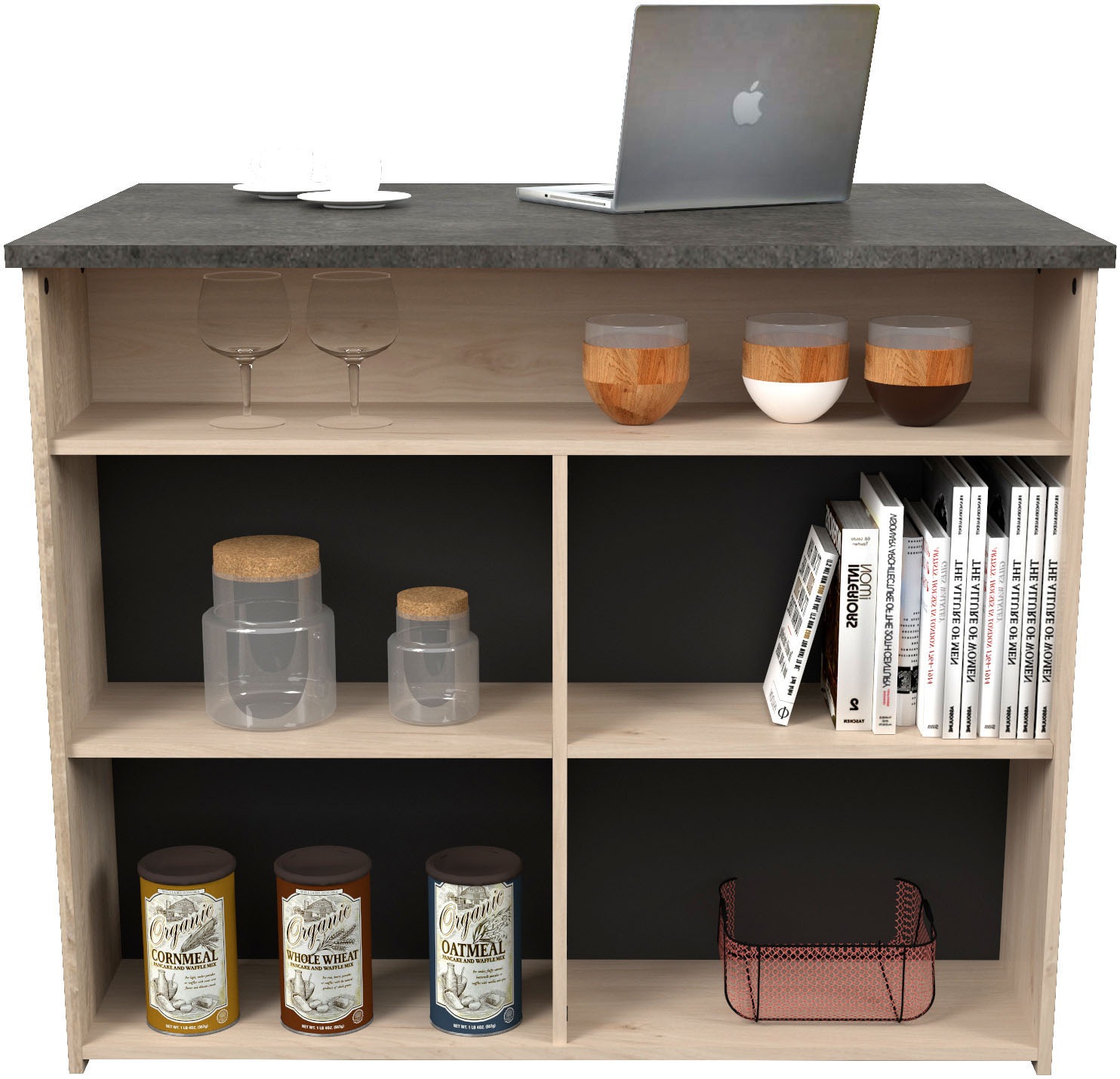 Parisot Schrank-Set »Fumay«, (Set, 2 St.), viel Stauraum, Kabeldurchlaß