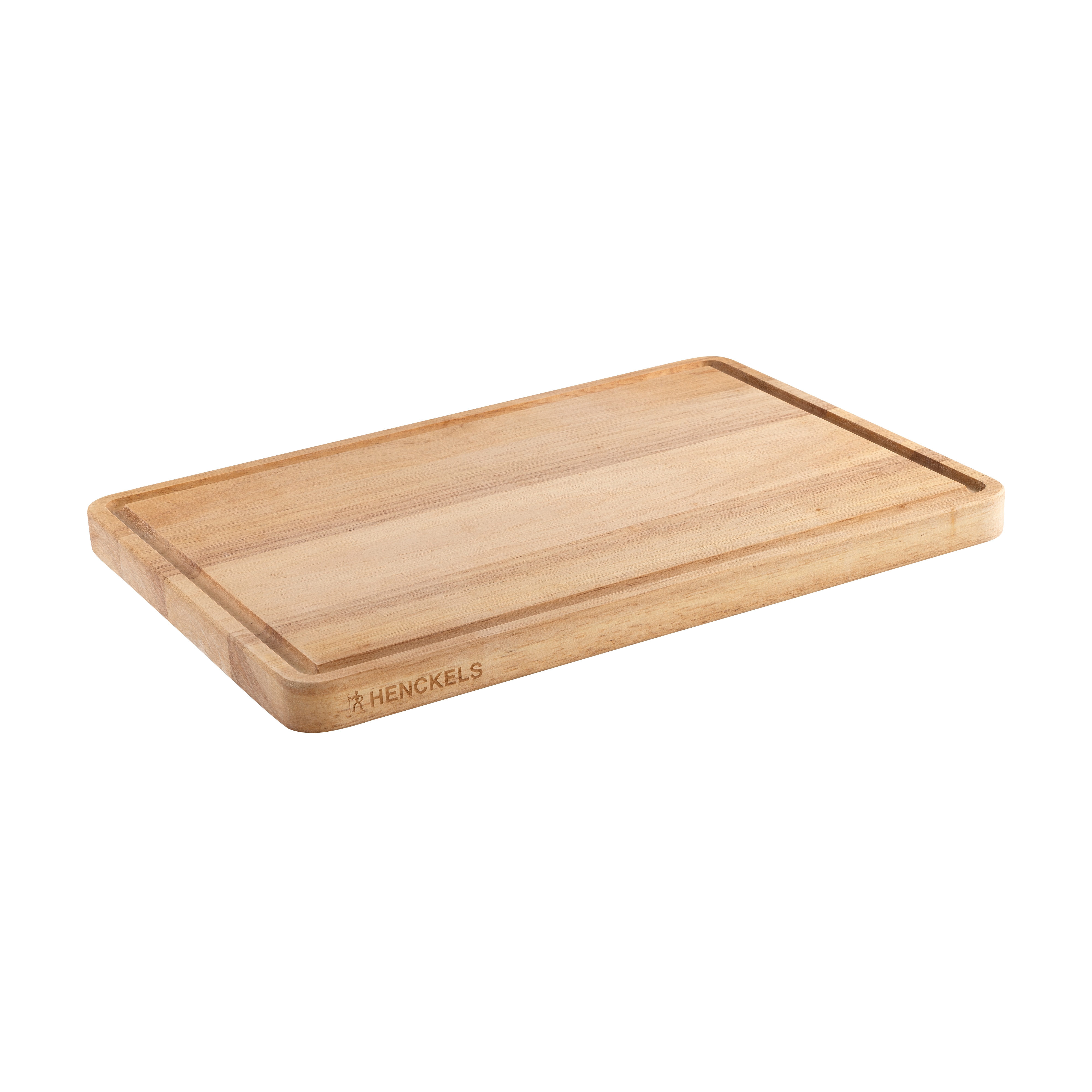 HENCKELS by ZWILLING Schneidebrett Kautschuk-Holz, Saftrille, klingenschonend