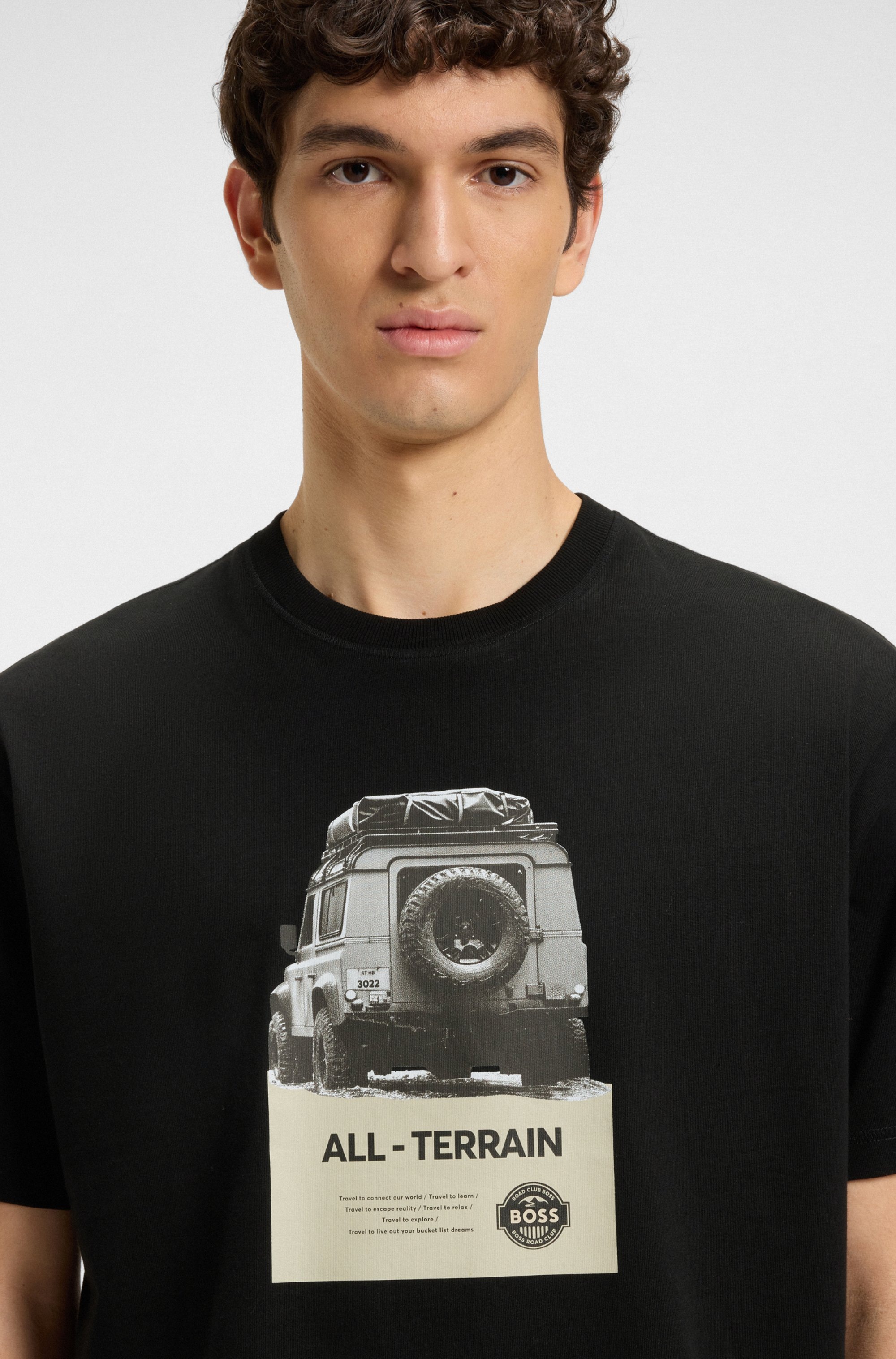 BOSS ORANGE T-Shirt "Te Wagon", mit coolem Fotodruck günstig online kaufen