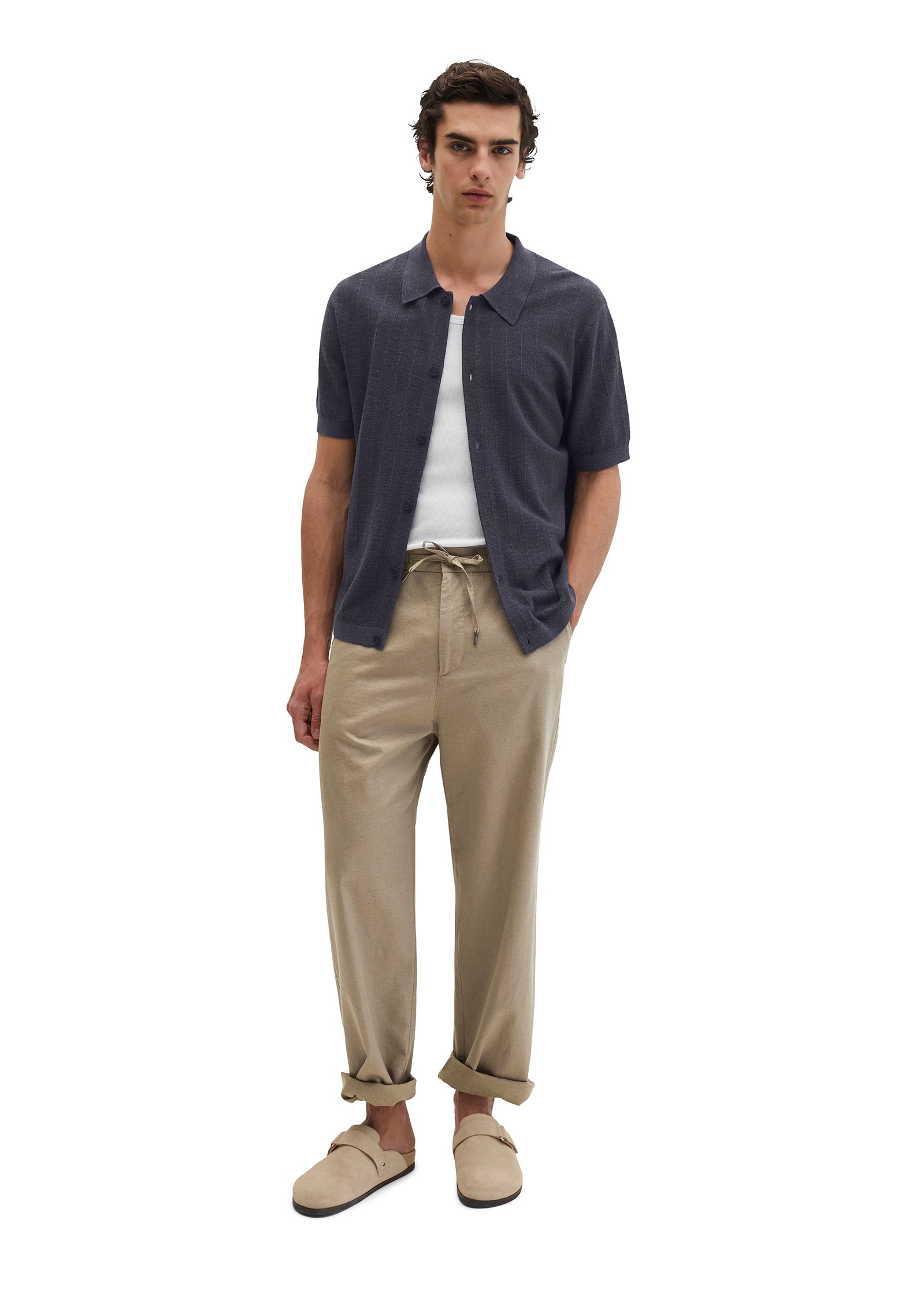 Marc O'Polo Cardigan »aus Bio-Baumwolle und Leinen«