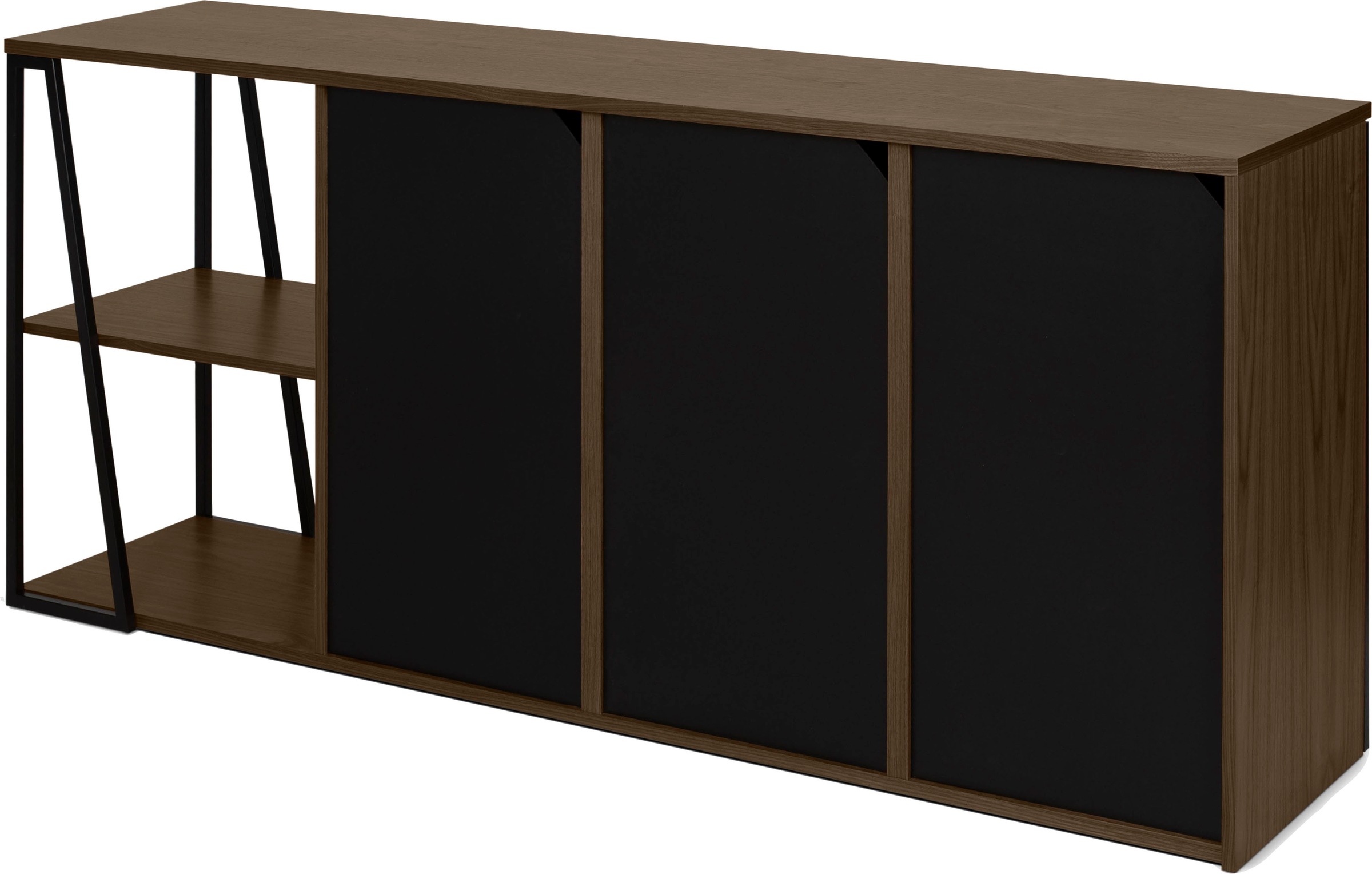 TemaHome Sideboard »Albi«, Kommode aus Echtholzfurnier mit Metallgestell, Breite 190 cm