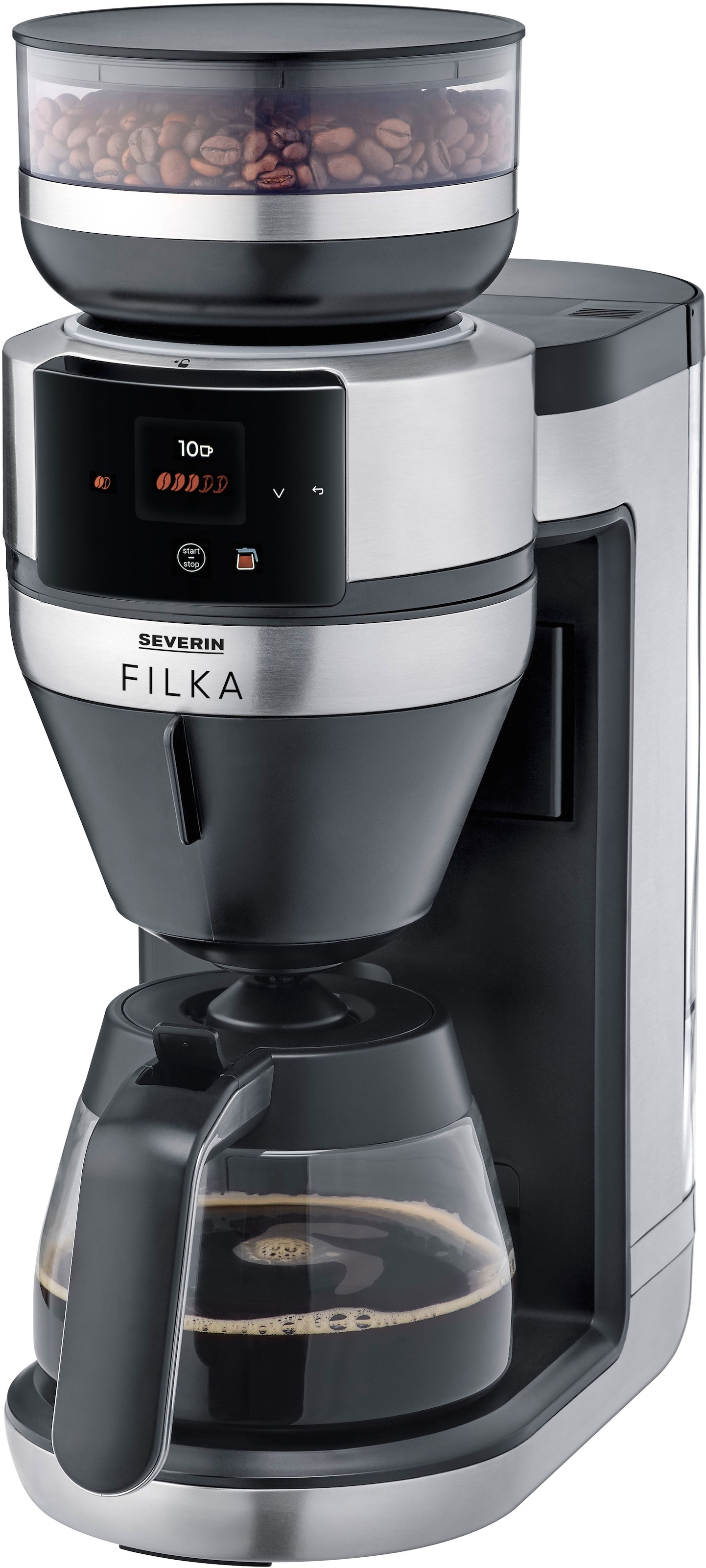 Kaffeemaschine mit Mahlwerk »KA 4852 FILKA«, 1 l Kaffeekanne, Papierfilter, 1x4