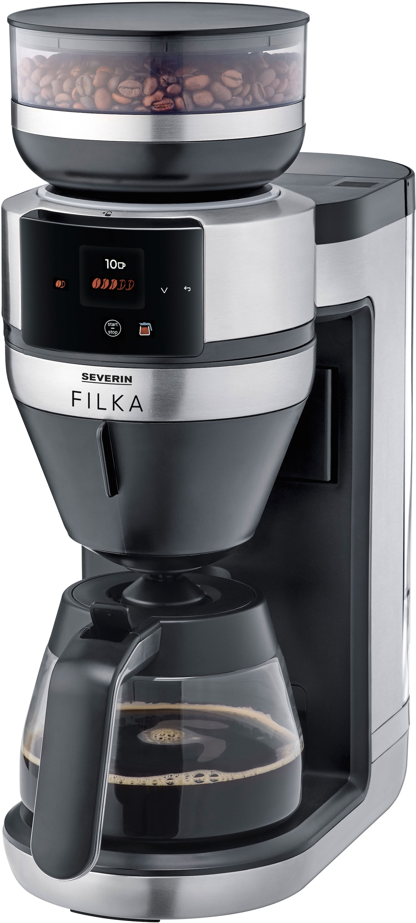 Severin Kaffeemaschine mit Mahlwerk "KA 4852 FILKA (2. Generation), Filterk günstig online kaufen