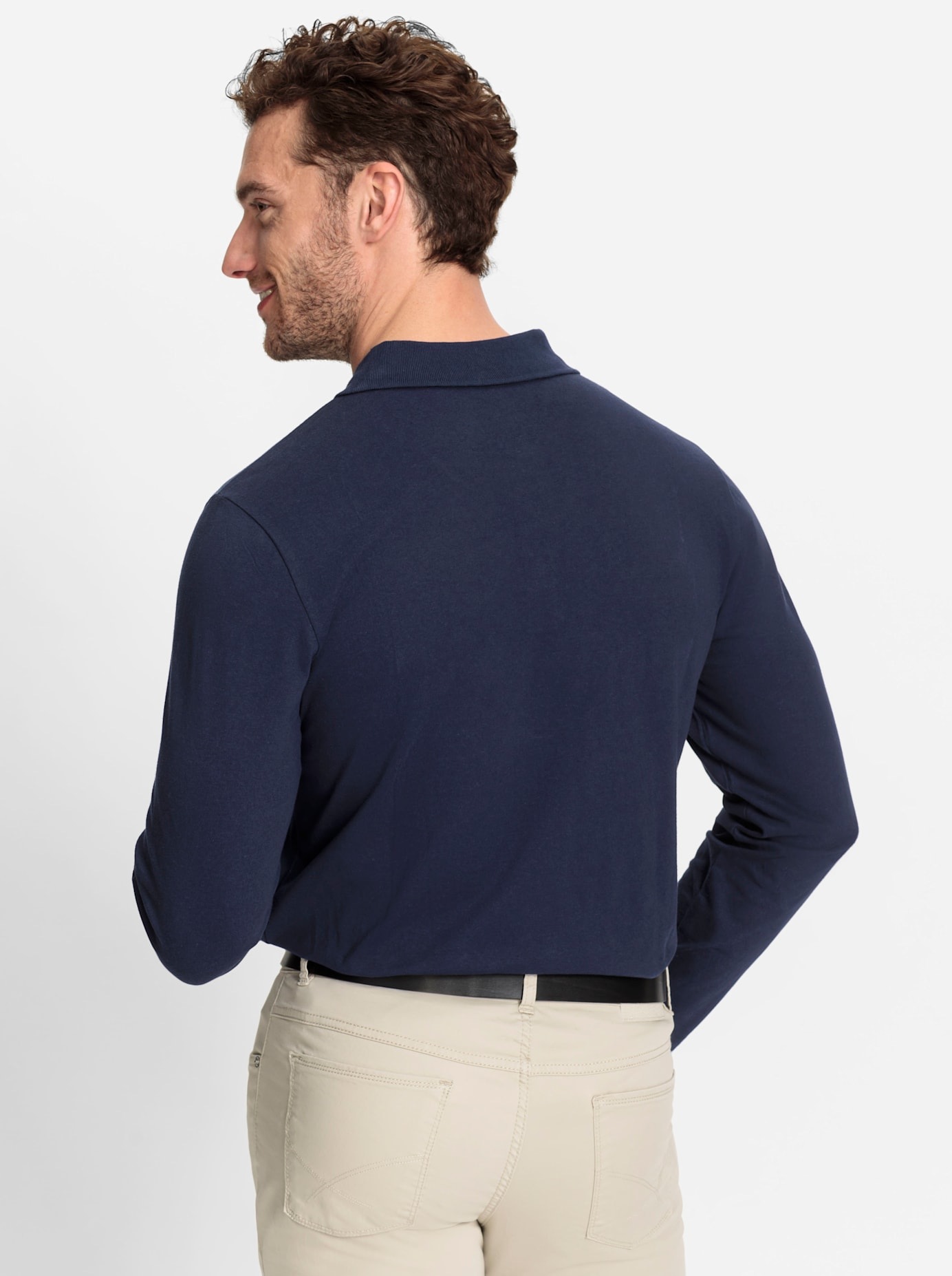 Marco Donati Poloshirt "Langarm-Poloshirt", (1 tlg.) günstig online kaufen