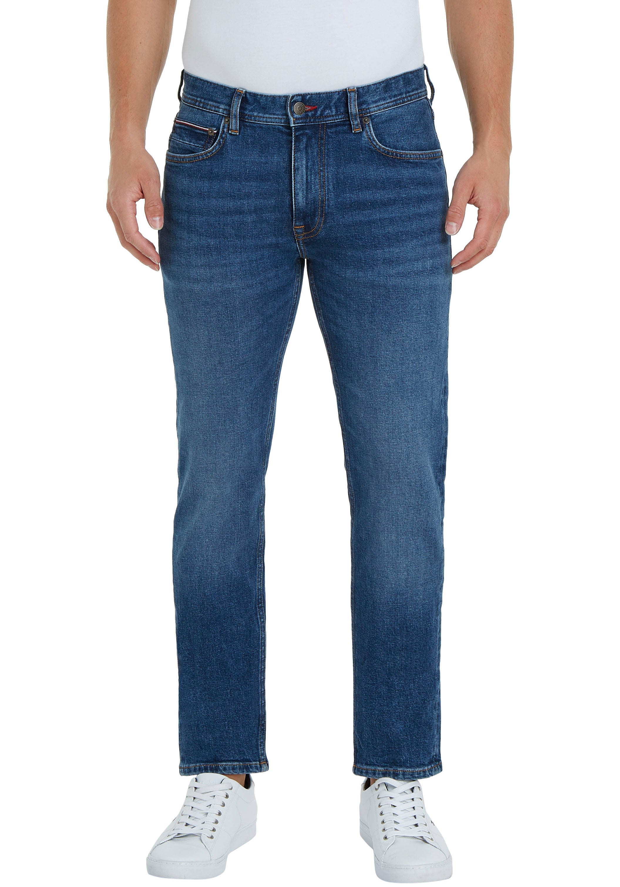 Tommy Hilfiger Straight-Jeans "STRAIGHT DENTON STR CREST INDIGO"