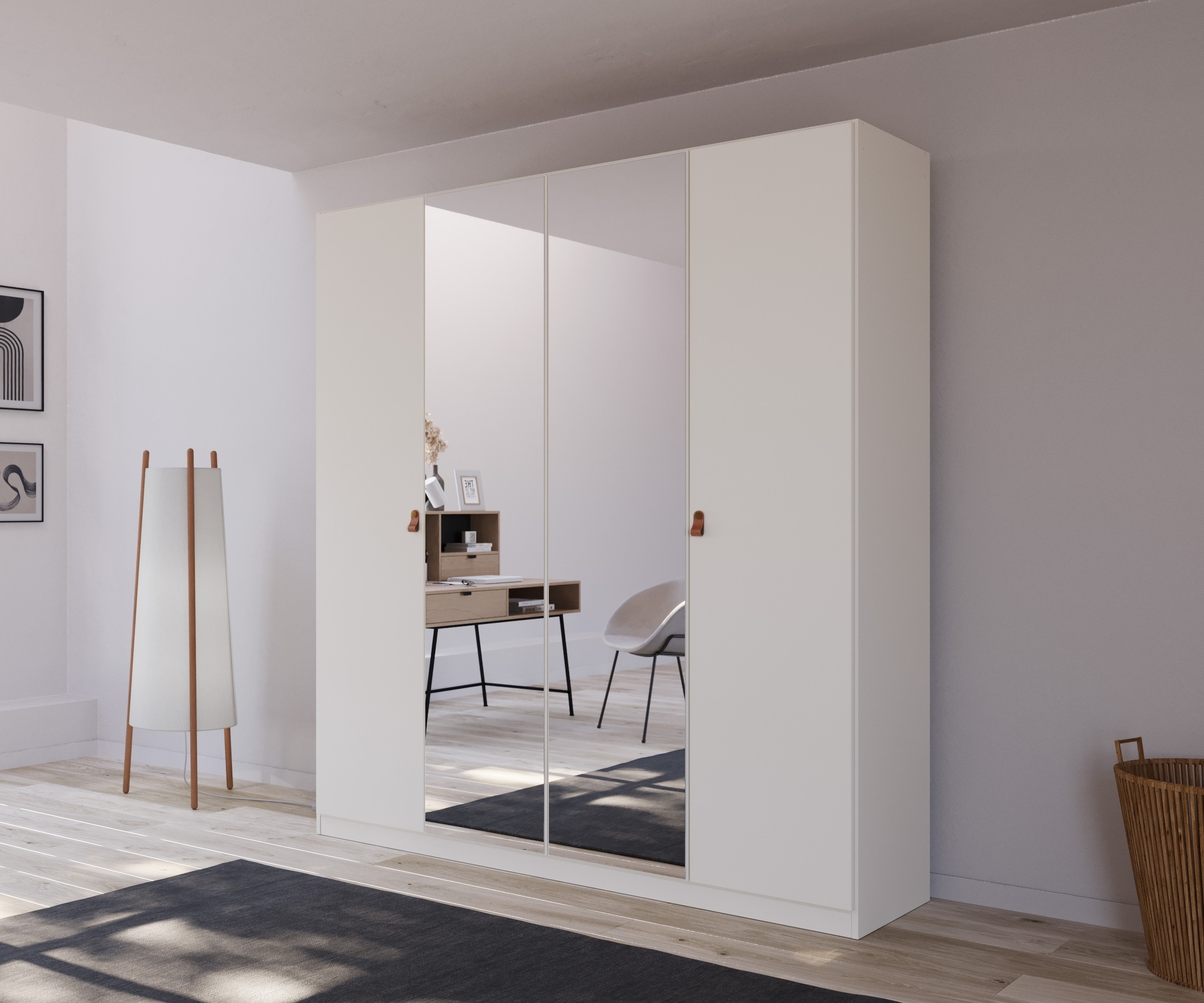 rauch Drehtürenschrank "Homey by Quadra Spin", mit Grifflaschen aus weichem günstig online kaufen