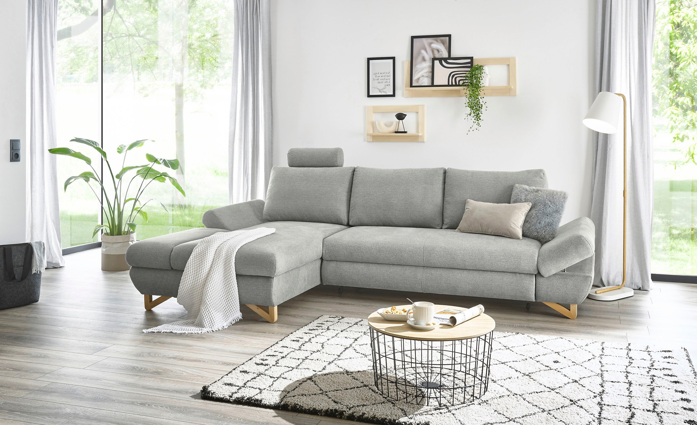 INOSIGN Schlafsofa »City/Giron«, komfortable Bettfunktion (Liegefläche 245 x 138 cm), sowie Bettkasten