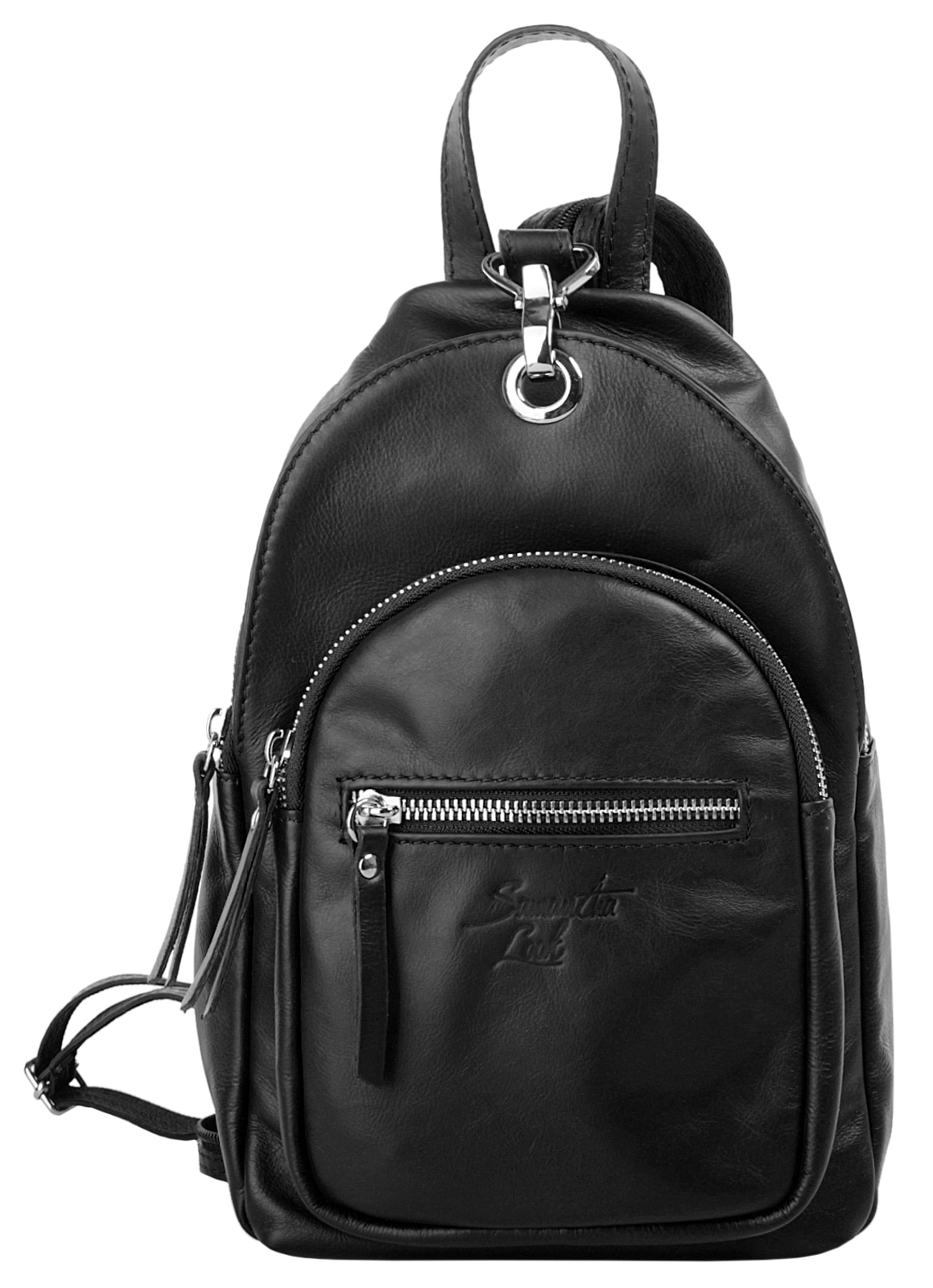Samantha Look Cityrucksack, echt Leder, Made in Italy