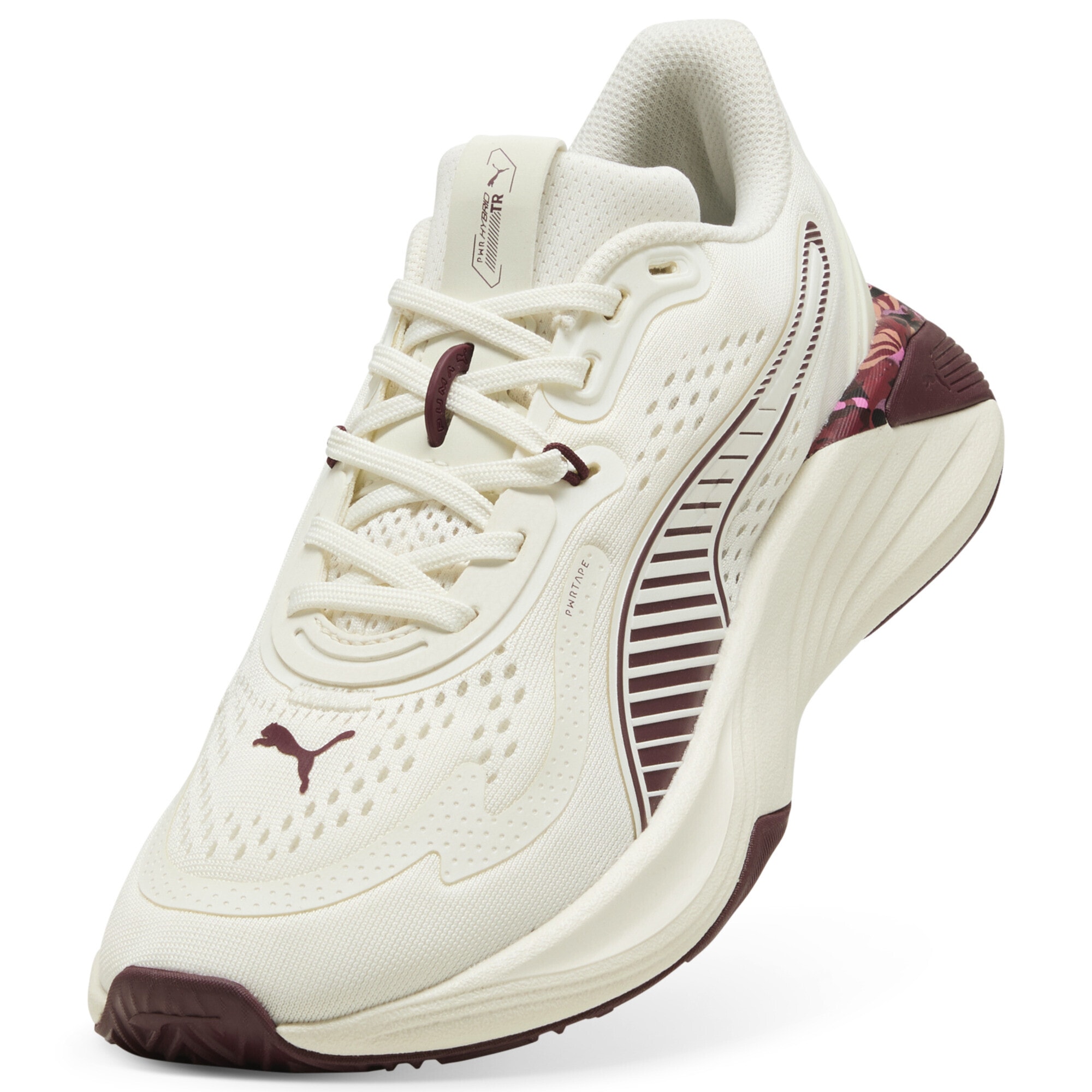 PUMA Trainingsschuh »FLORAL RIBBON PWRHybrid Sneakers Damen«