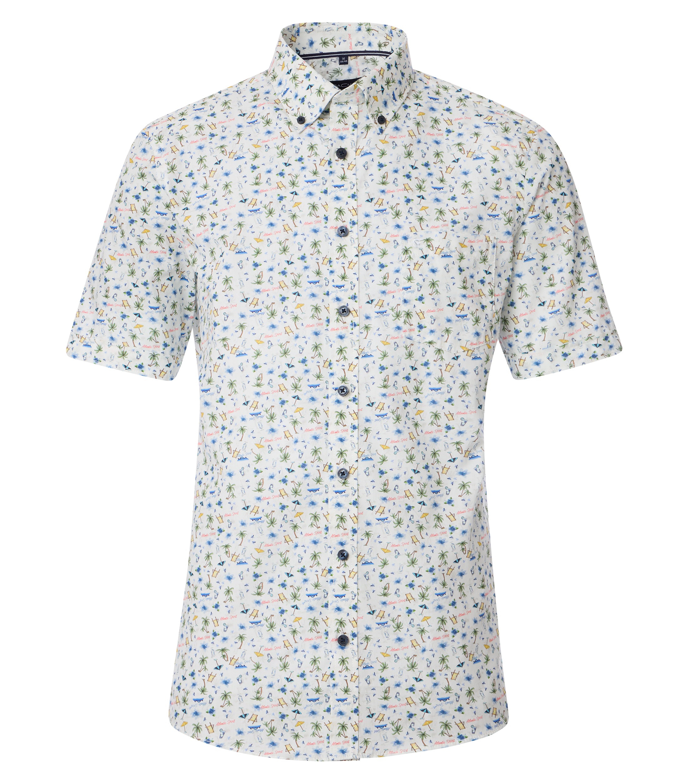CASAMODA Kurzarmhemd »CASAMODA Freizeithemd Kurzarm Print«