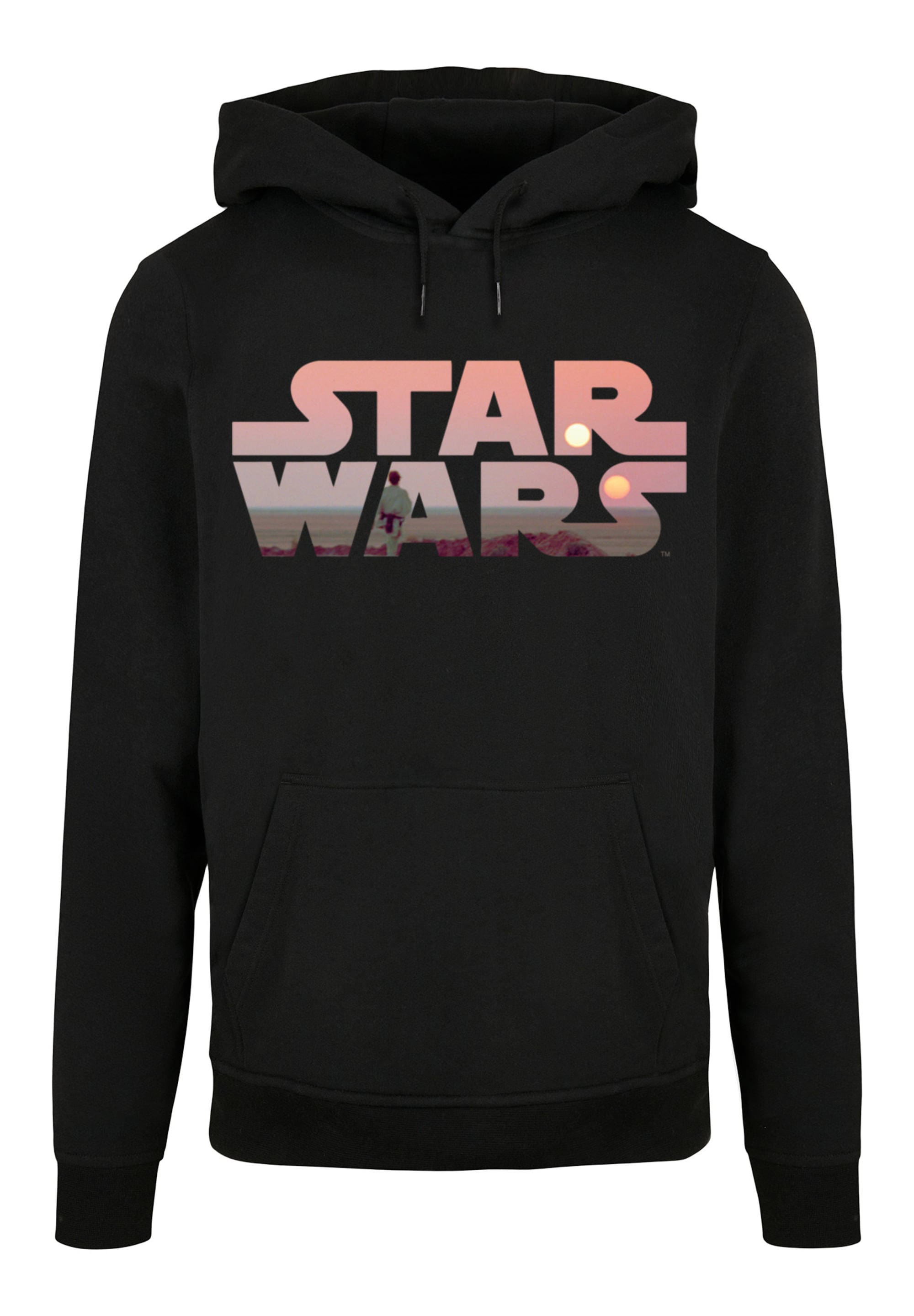 F4NT4STIC Rundhalspullover "F4NT4STIC Herren Star Wars Tatooine Logo with Basic Hoody"