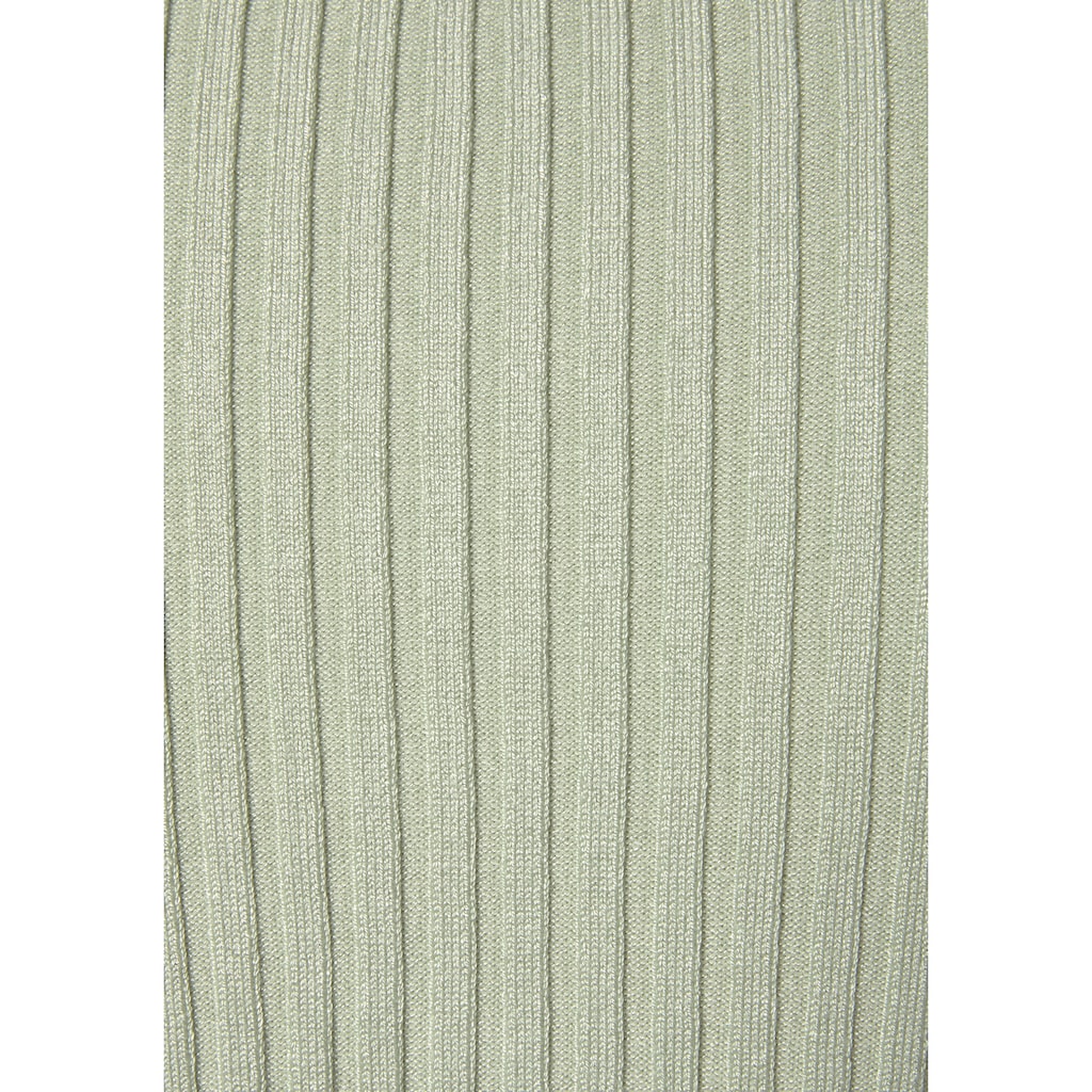 LASCANA V-Ausschnitt-Pullover, mit Zierperlen