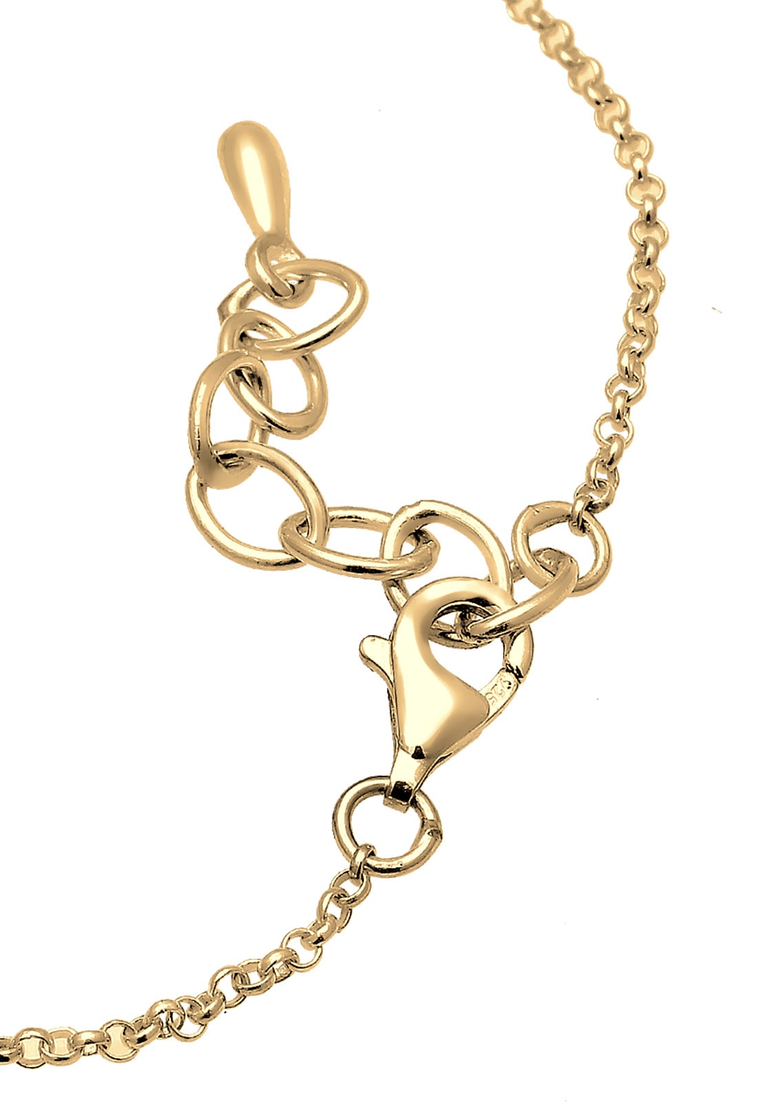 Elli Collier »Choker Plättchen Anhänger 925 Sterling Silber«