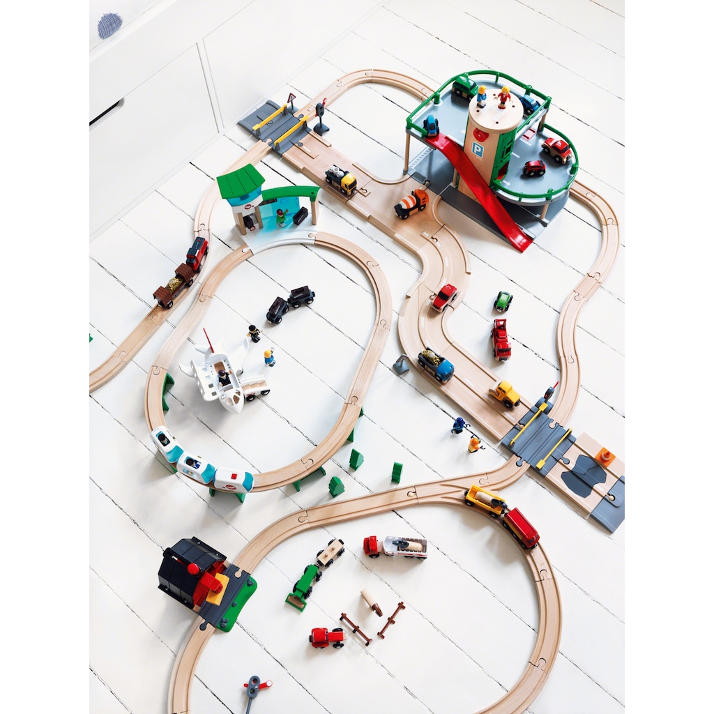 BRIO® Spiel-Parkhaus »BRIO® WORLD, Parkhaus, Straßen & Schienen«