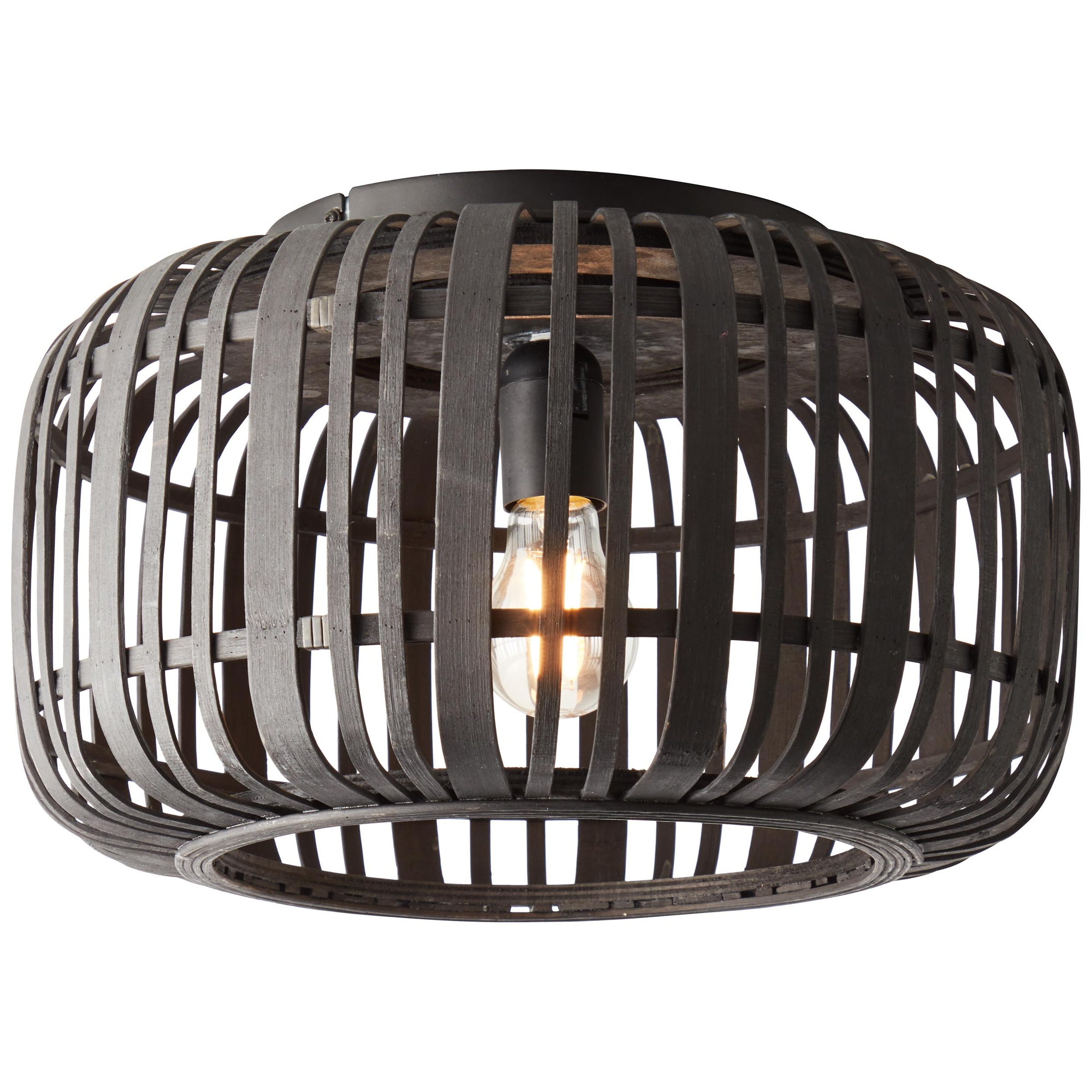 Brilliant Deckenleuchte »Woodrow«, 1 flammig, Leuchtmittel E27 | ohne Leuchtmittel, Deckenlampe 40cm holz