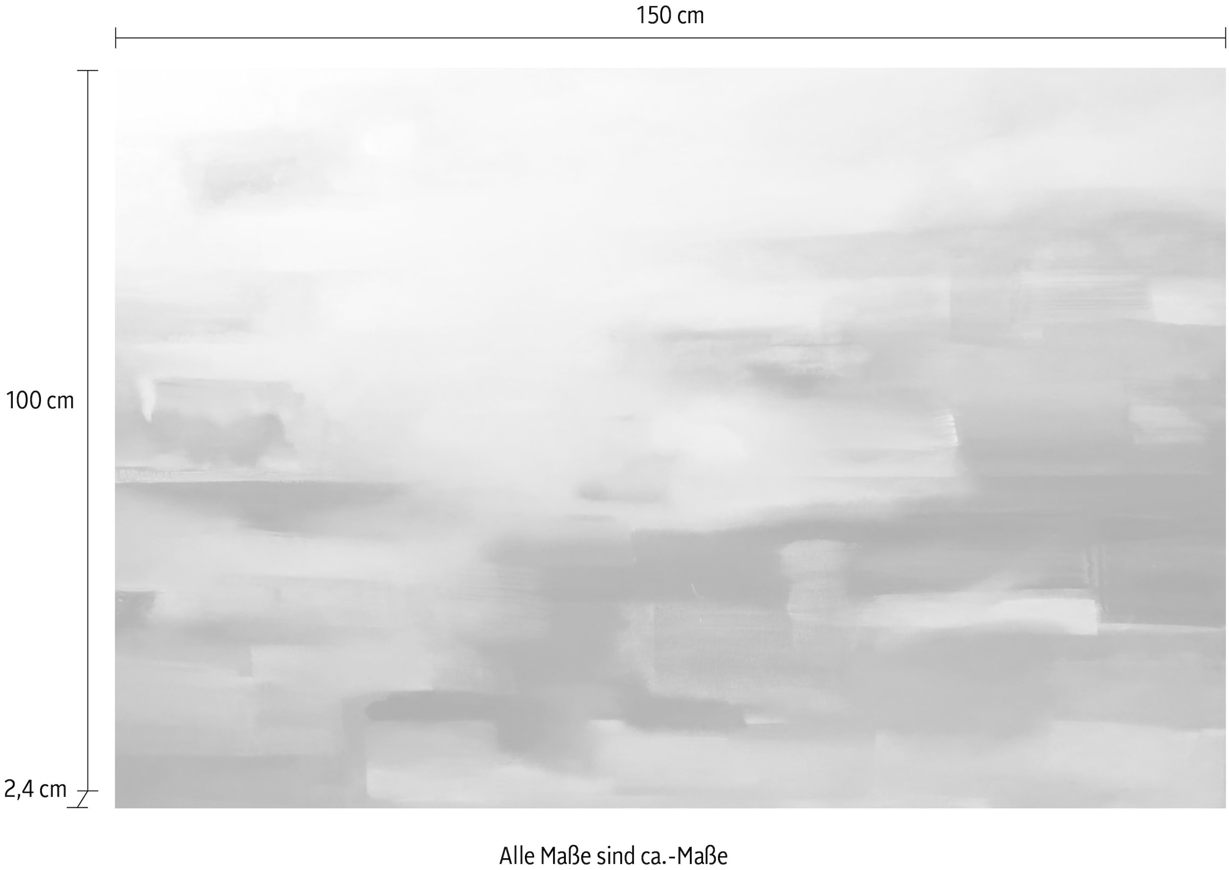 queence Acrylglasbild »Kunstwerk«, Kunst-Abstrakt-Abstrakte-Modern, Fine Art-Print in Galeriequalität