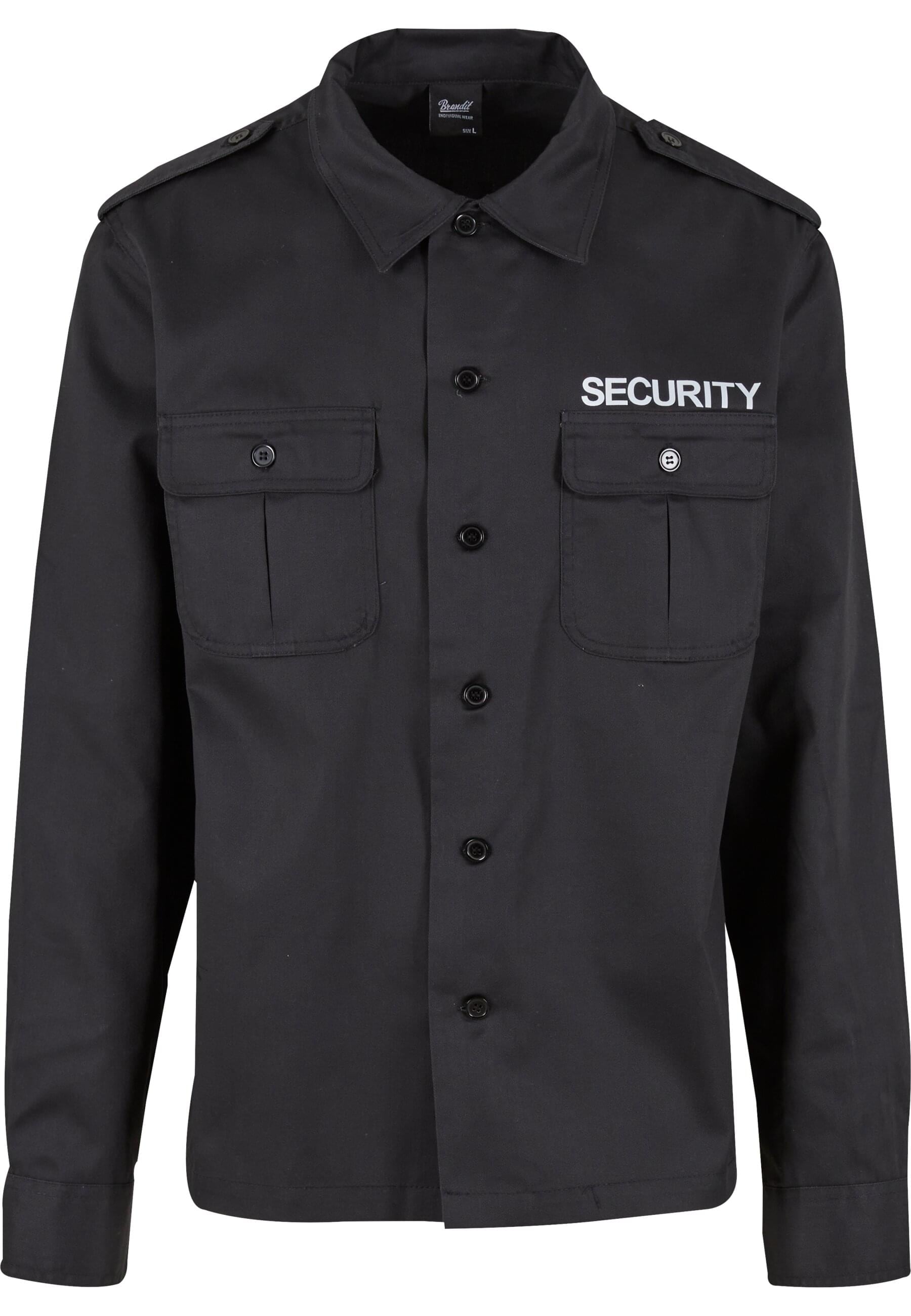 Brandit Langarmhemd "Brandit Security US Shirt Long Sleeve", 1 Stk. günstig online kaufen