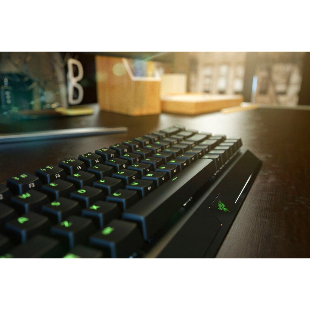 RAZER Gaming-Tastatur »BlackWidow V3 Mini HyperSpeed - Gelb Switch - DE«, (Profil-Speicher-Gaming-Modus)