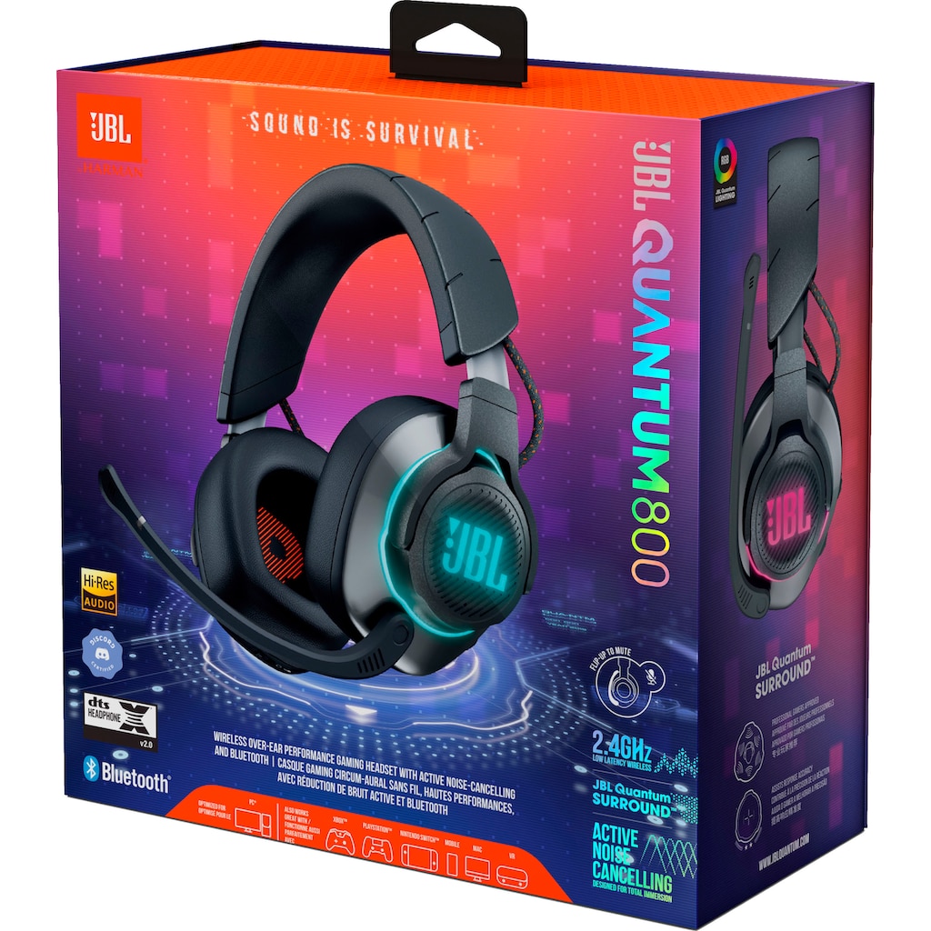 JBL Gaming-Headset »Quantum 800«, WLAN (WiFi), Noise-Cancelling