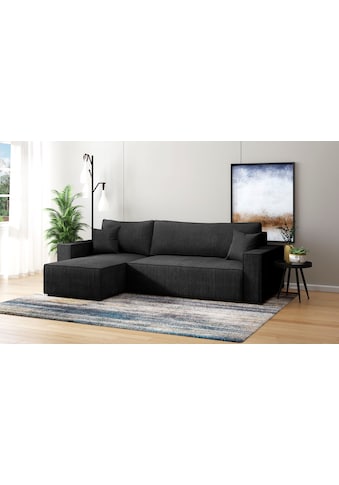 Ecksofa »Winton Cordsofa / Schlafsofa 253 cm«