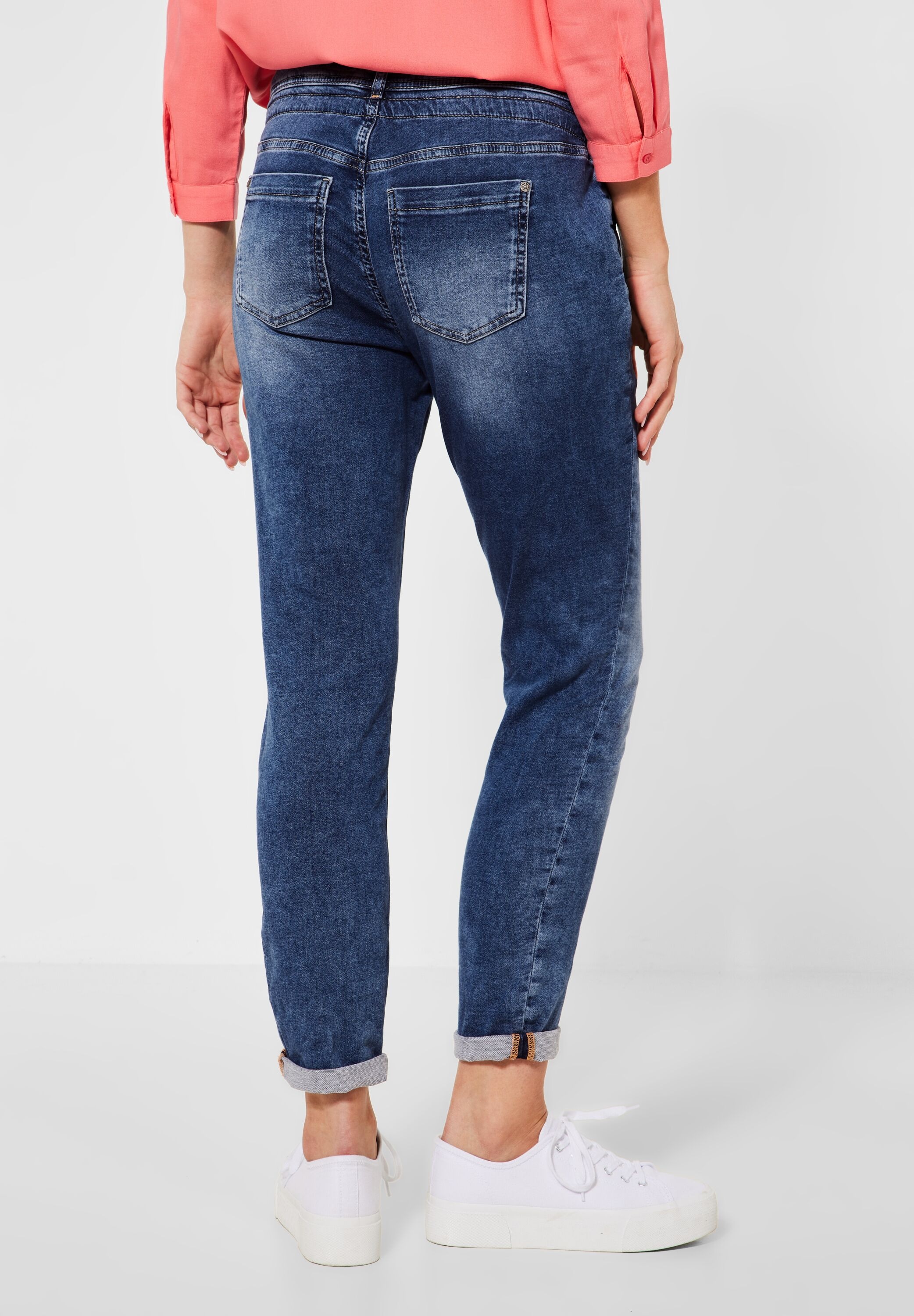 STREET ONE Loose-fit-Jeans, mit Tunnelzugband
