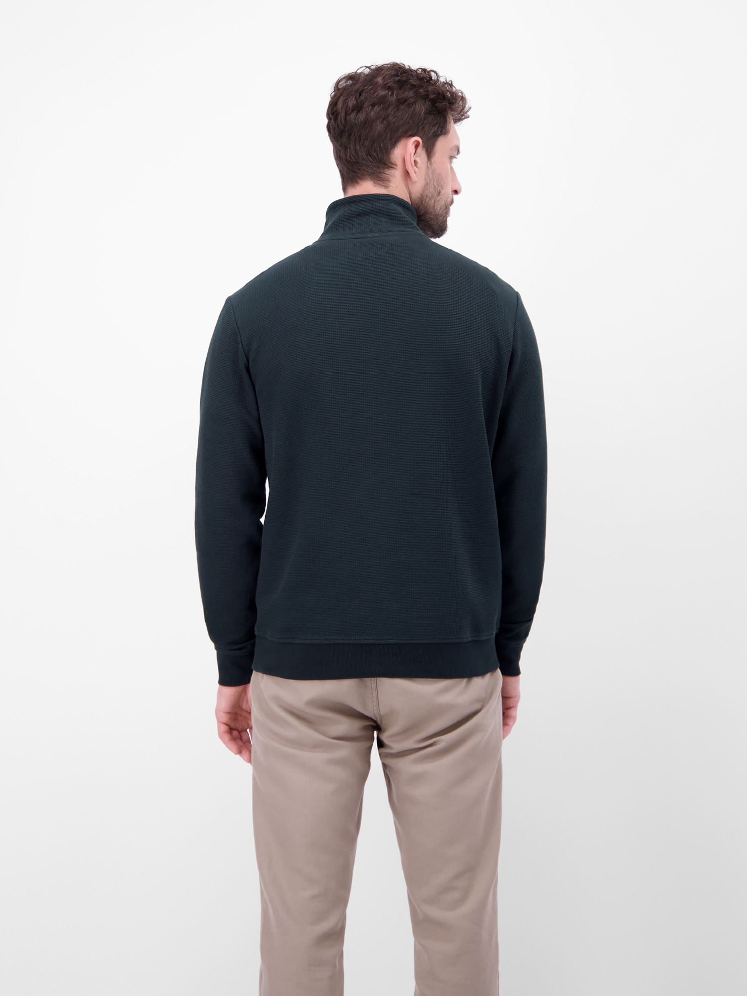 LERROS Sweatshirt "Troyer in Sweatqualität mit Waffelstruktur" günstig online kaufen