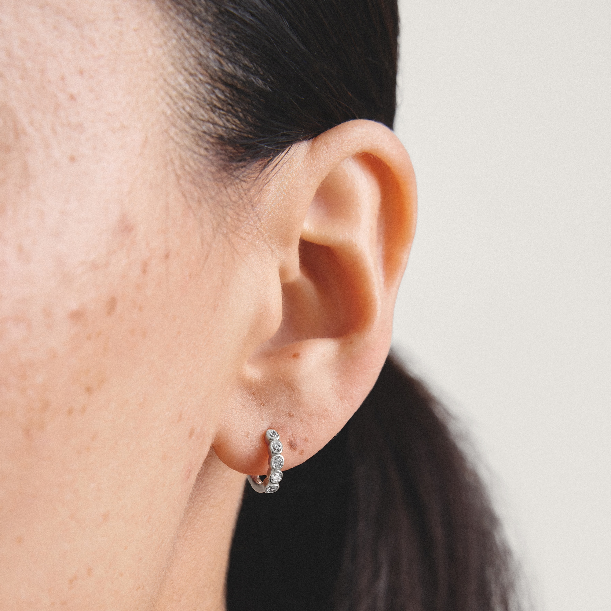 THOMAS SABO Paar Creolen »Silber mit Zirkonia« mit Zirkonia (synth.)