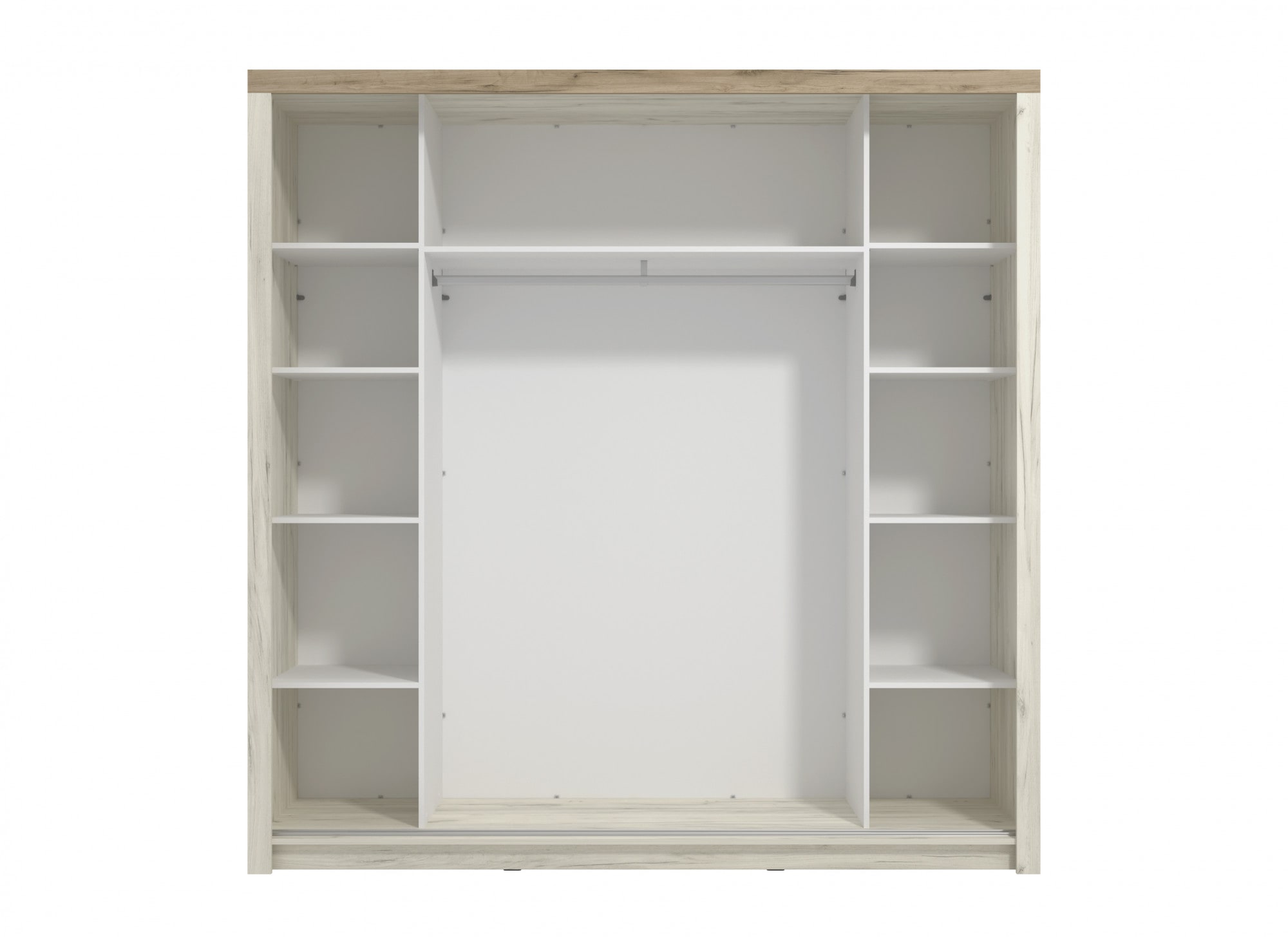 Home affaire Kleiderschrank »Kent, FSC®-zertifizierter Holzwerkstoff, Made in Europe«, mit Spiegel und Schiebtüren, 223,5x67x227cm
