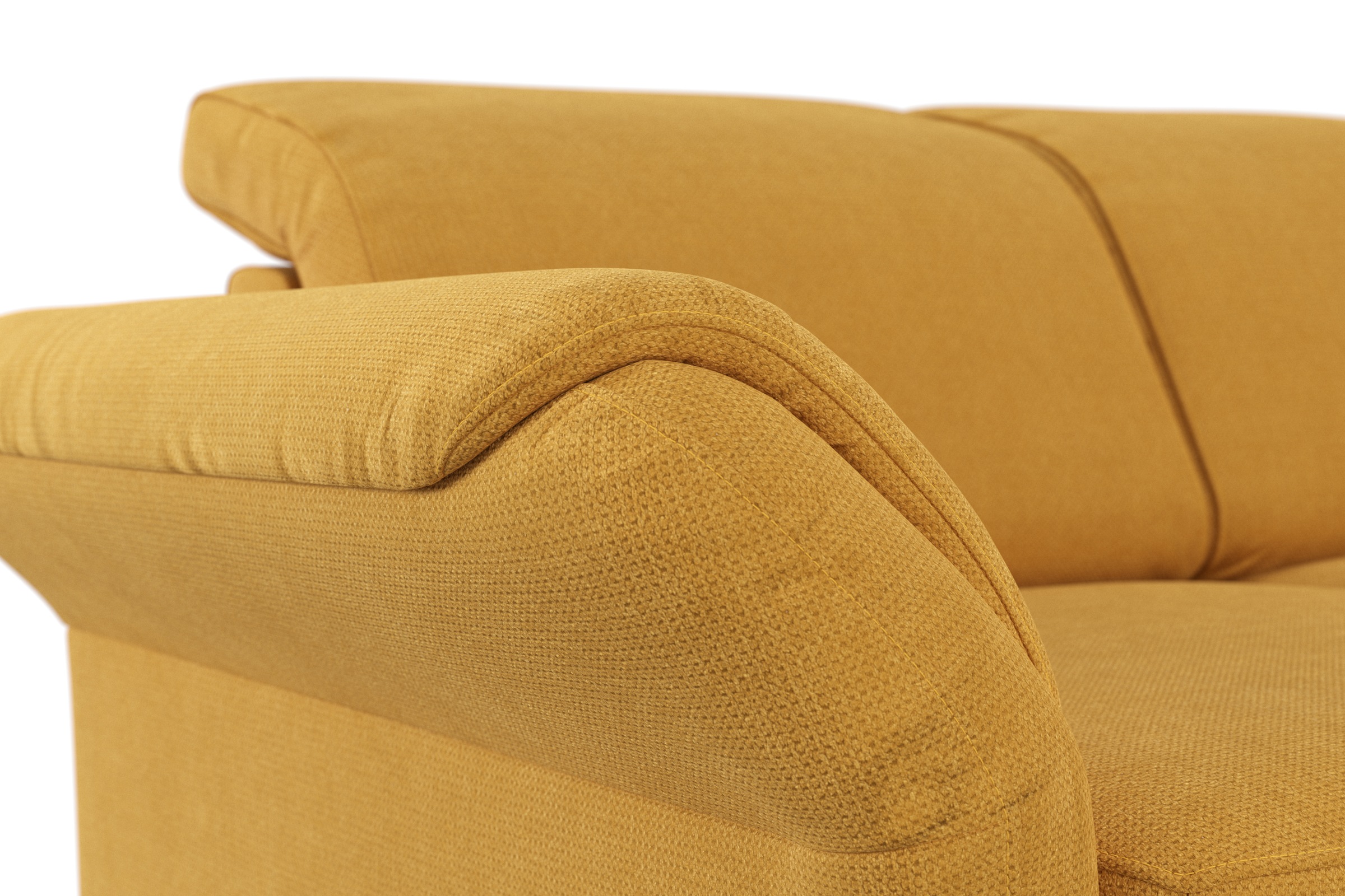 sit&more Ecksofa »Apulia L-Form«, wahlweise Bettfunktion, Bettkasten und Kopf- und Armteilverstellung