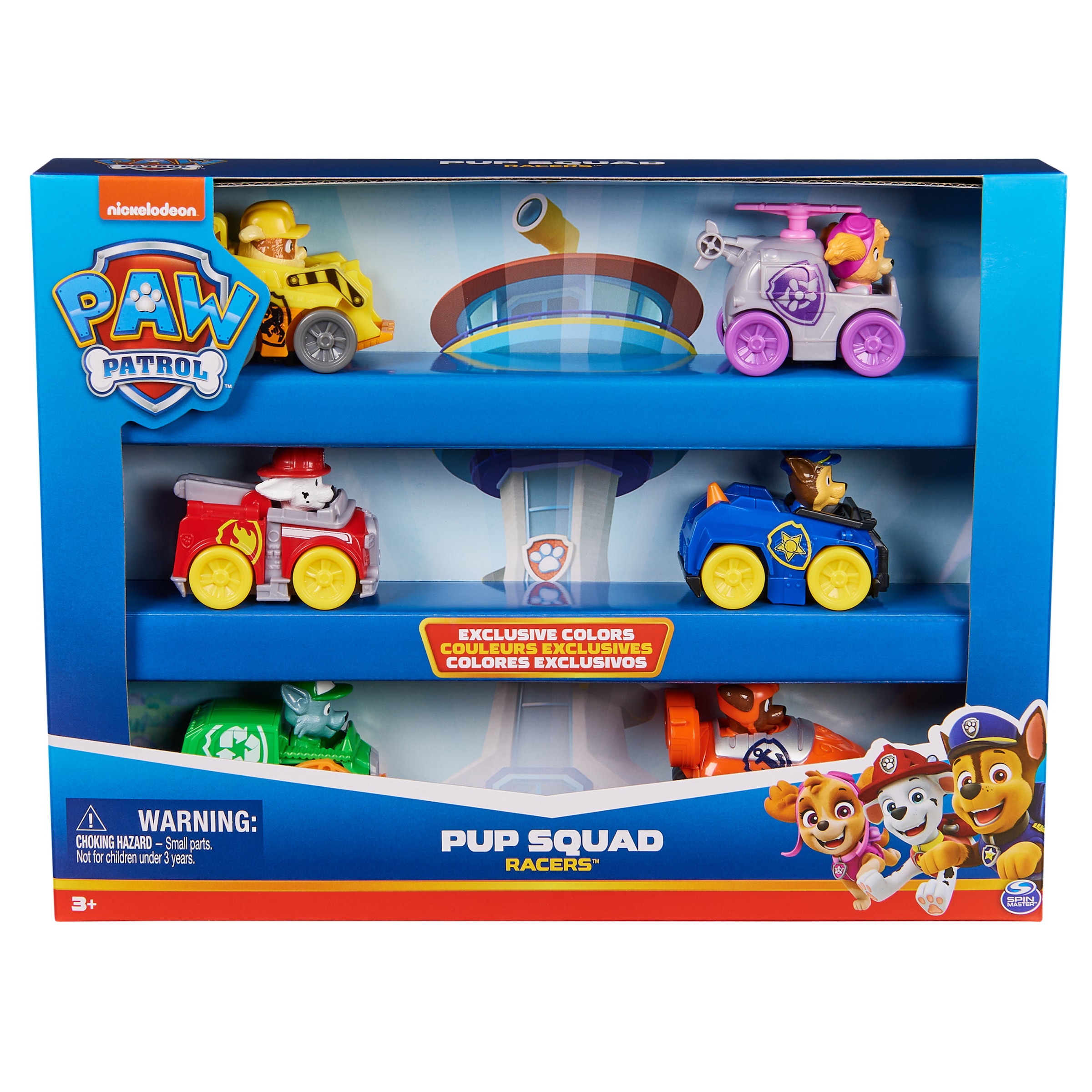 Spin Master Spielzeug-Auto »PAW Patrol - Fahrzeug Set Pup Squad Racers« im Hosentaschenformat