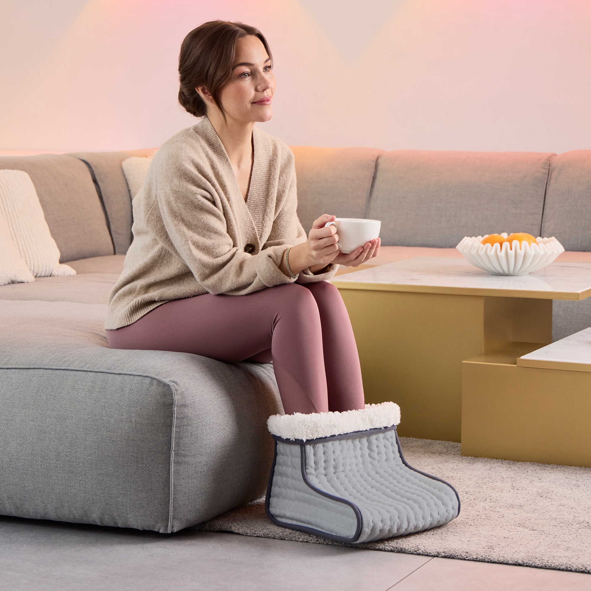 Medisana Elektrofußwärmer »FW 120« Überhitzungsschutz, autom. Abschaltung, Timer-Einstellungen 1-6 Std.