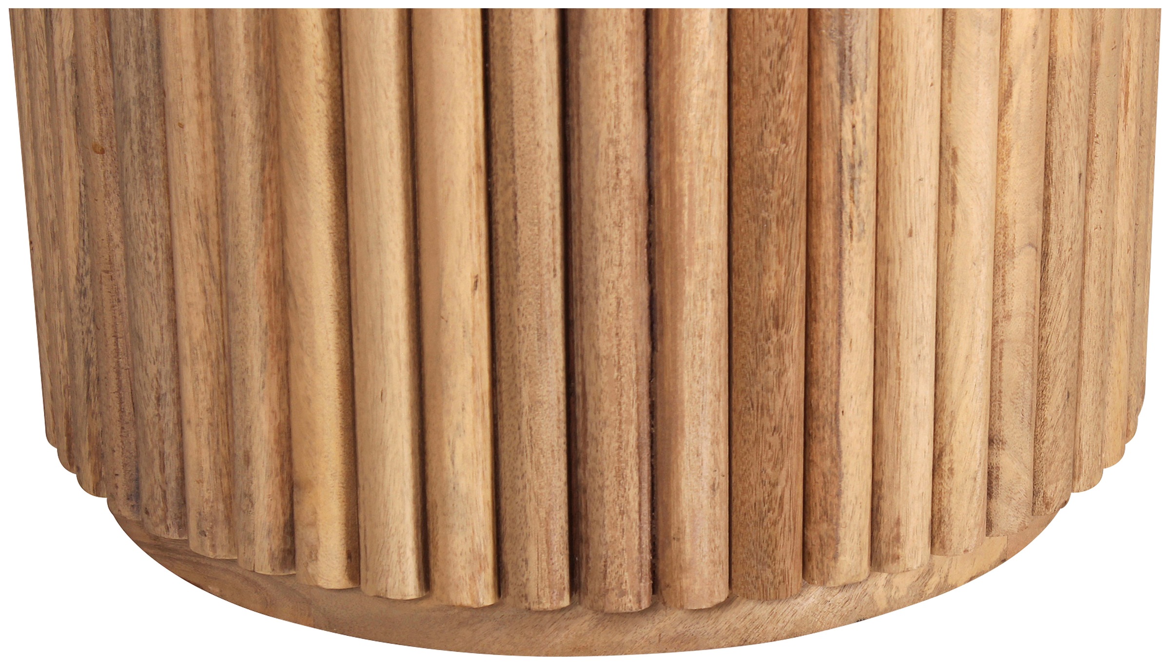 SIT T-Ribbed Table Round Dining Table Natural 120cm 2